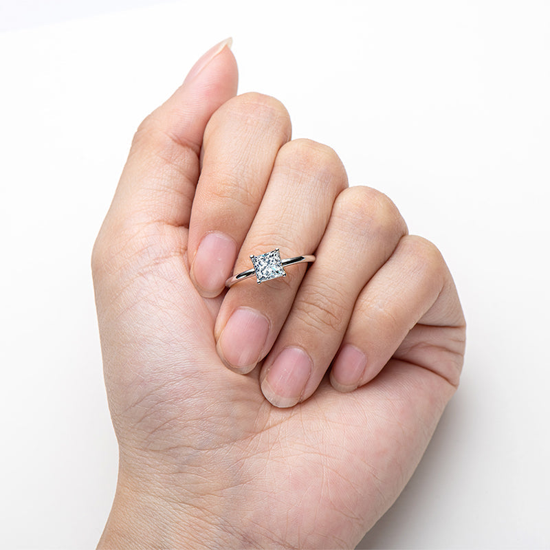 Polaris Princess Moissanite Ring - foto 3
