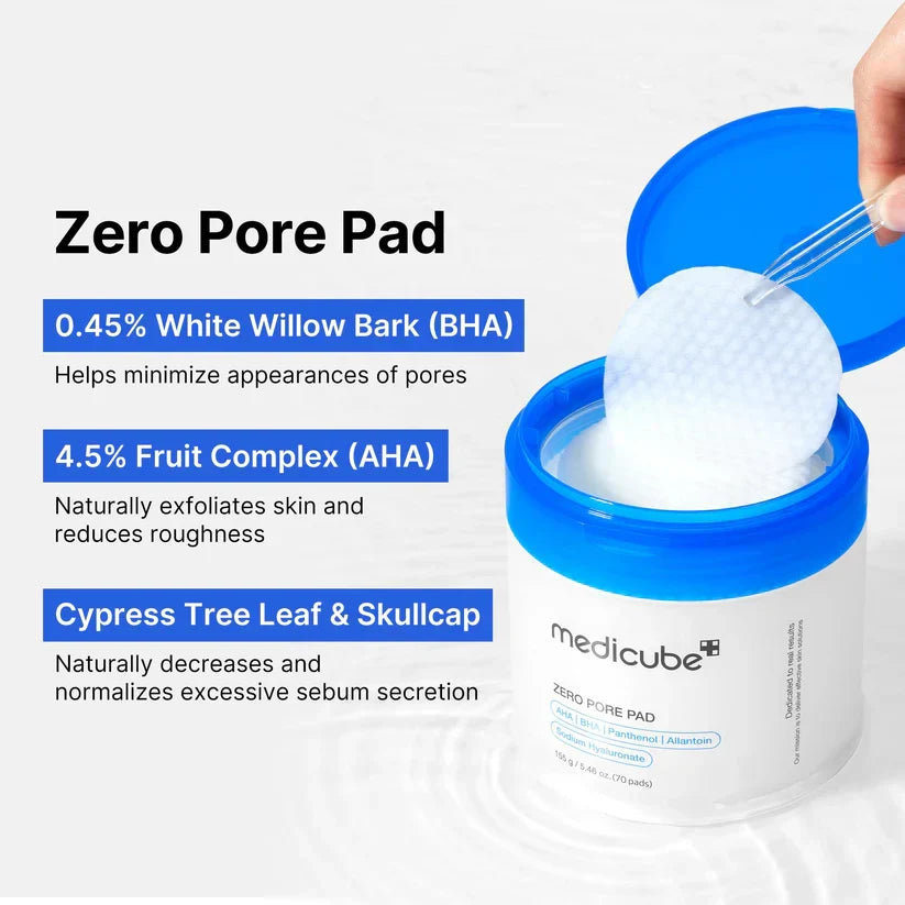 Medicube Zero Pore Pads 2.0 | 70 almofadas - imagem 4