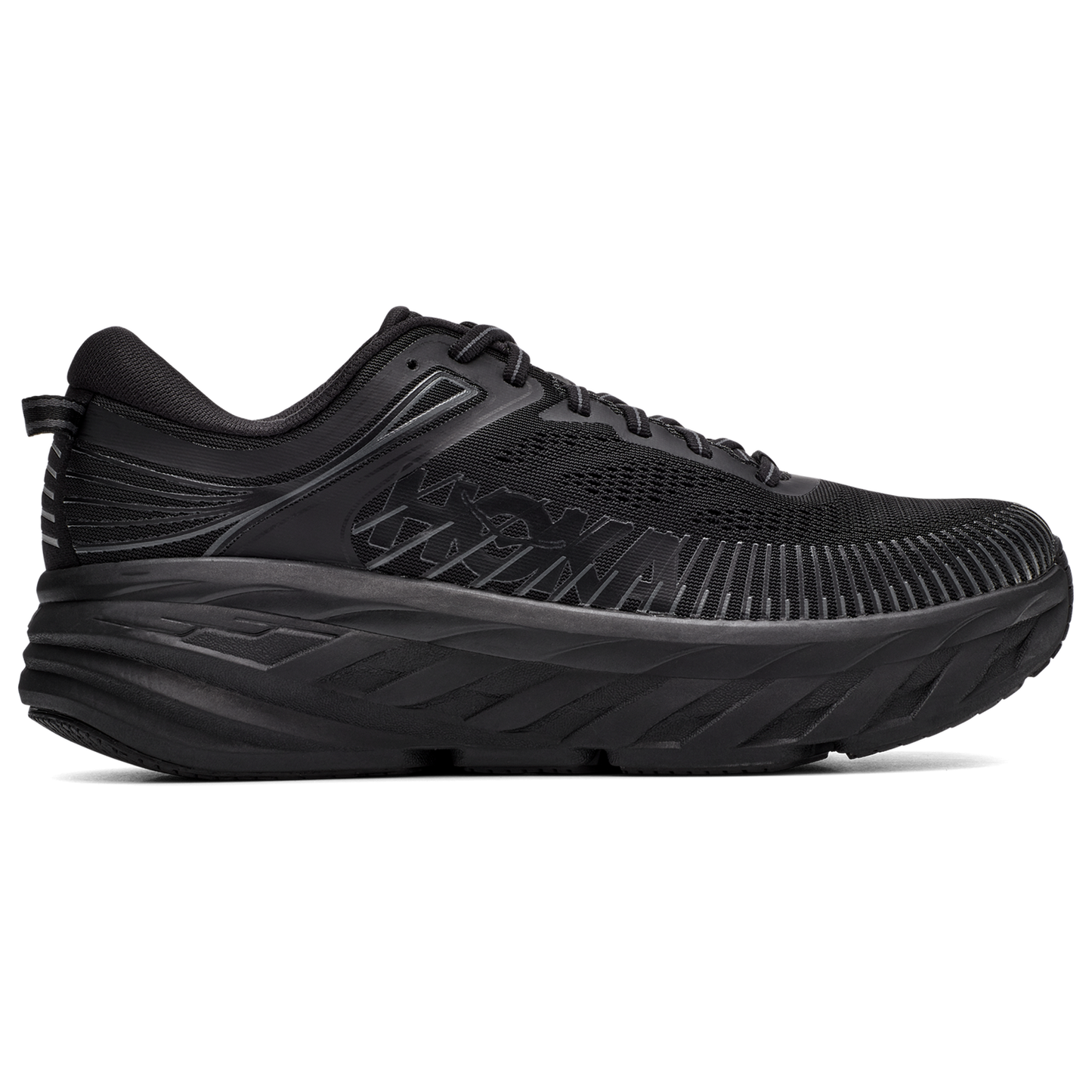 HOKA Bondi 7 - Men's - Black/Black