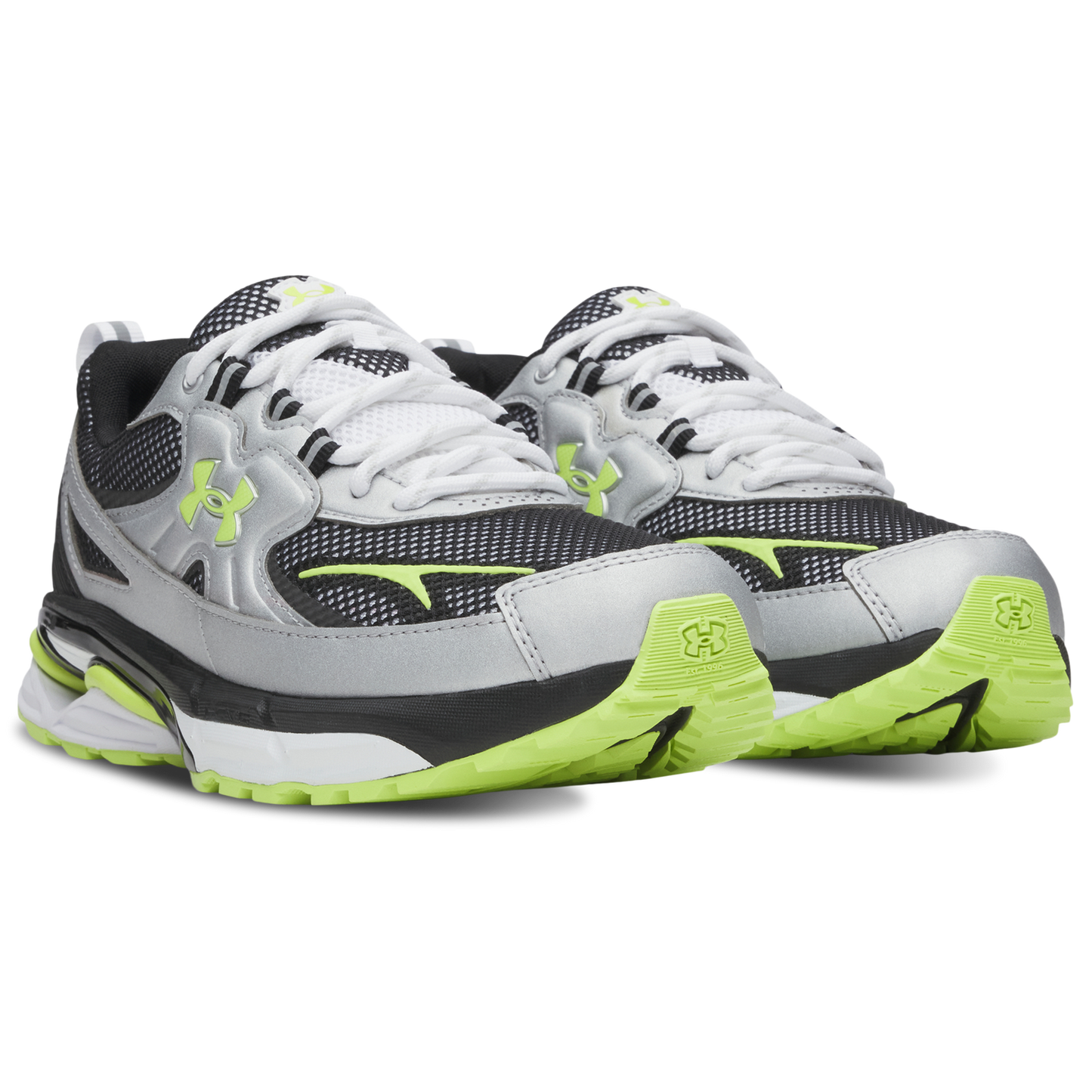 Under Armour Apparition Tech - Men's - Silver/White/Green
