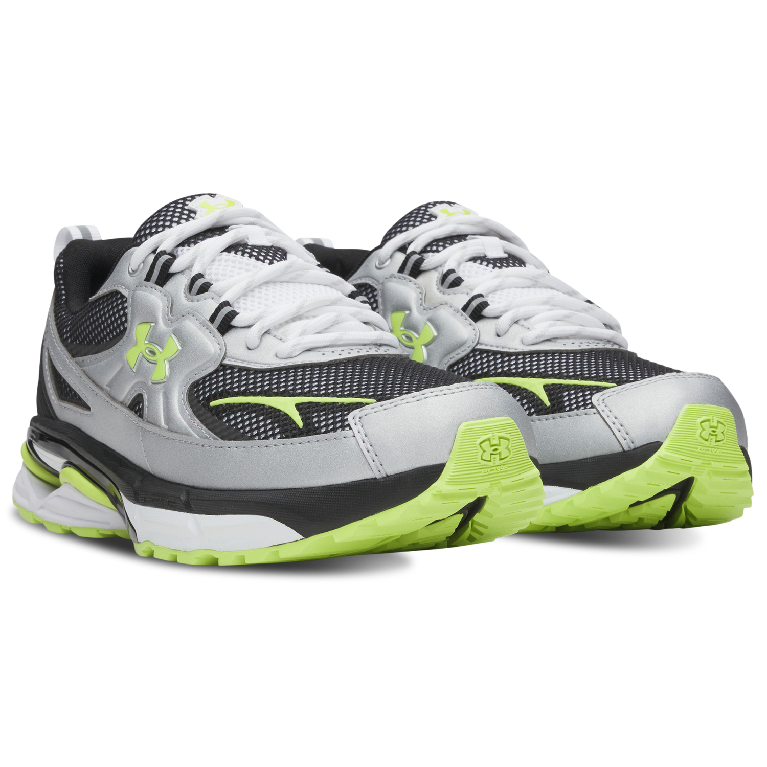 Under Armour Apparition Tech - Men's - Silver/White/Green