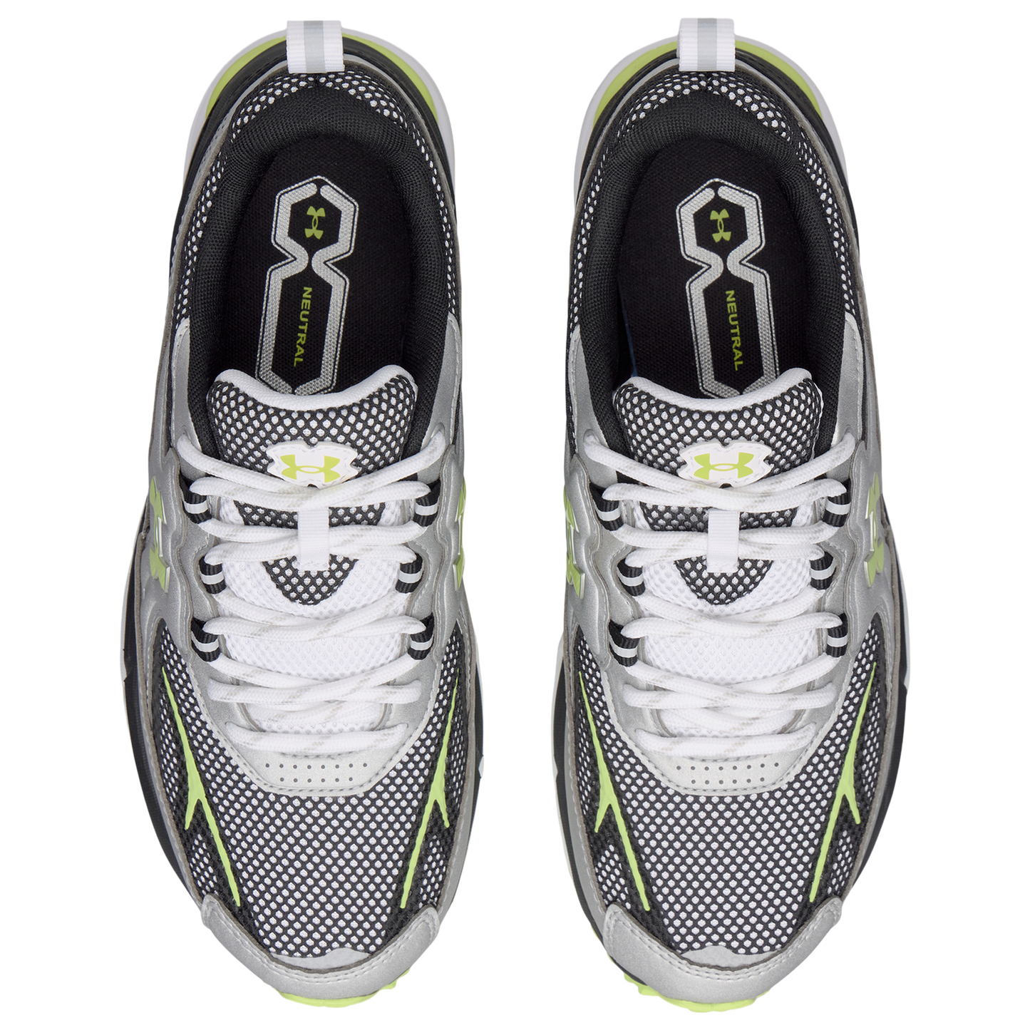Under Armour Apparition Tech - Men's - Silver/White/Green