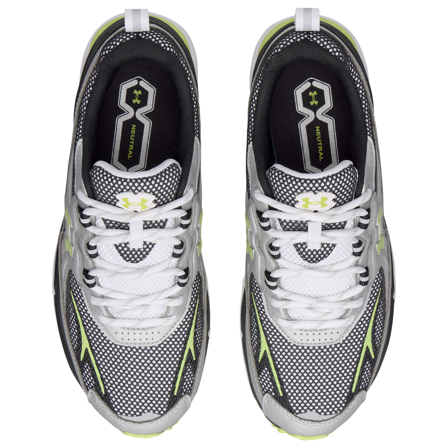 Under Armour Apparition Tech - Men's - Silver/White/Green