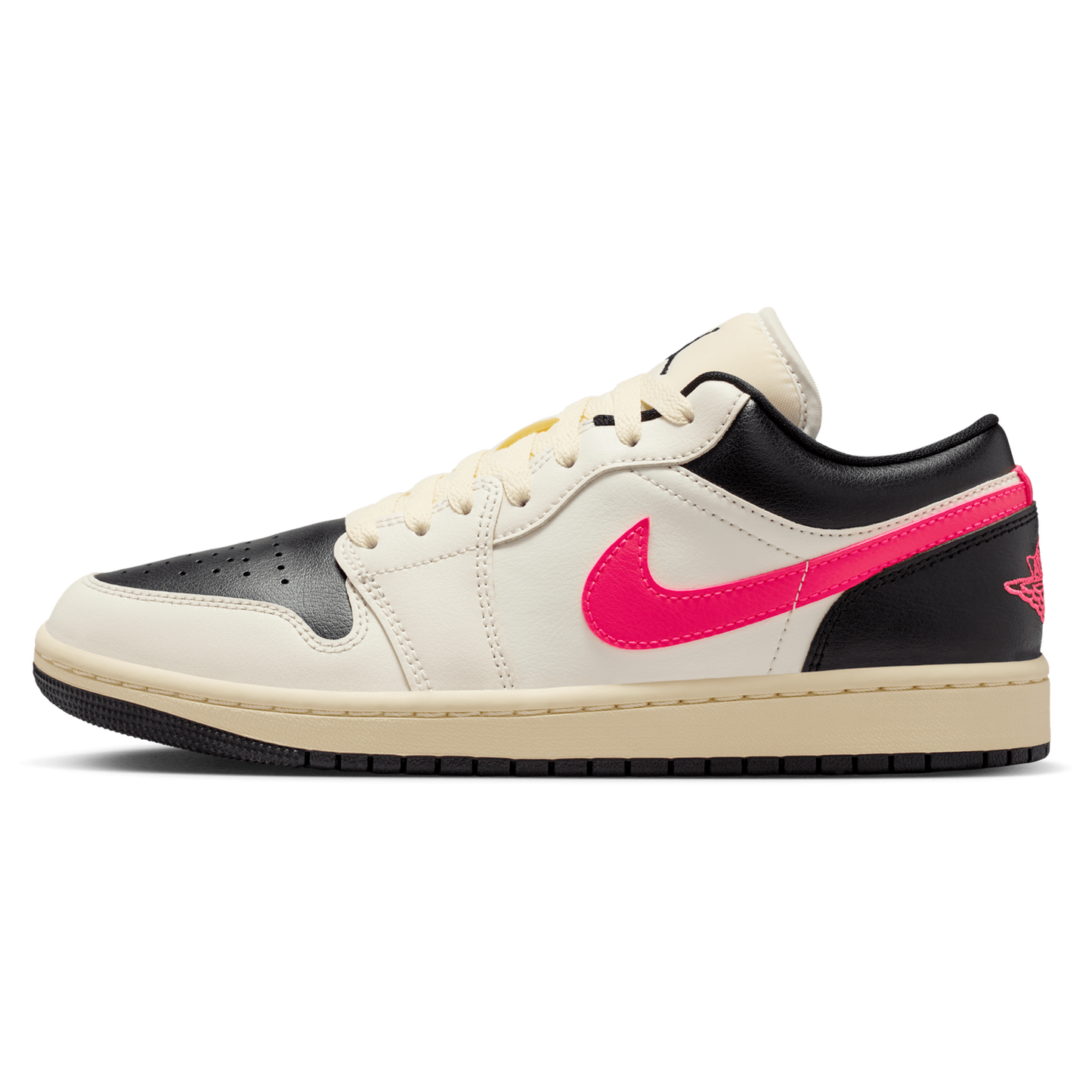 Jordan AJ 1 Low - Women's - Pale Ivory/Racer Pink