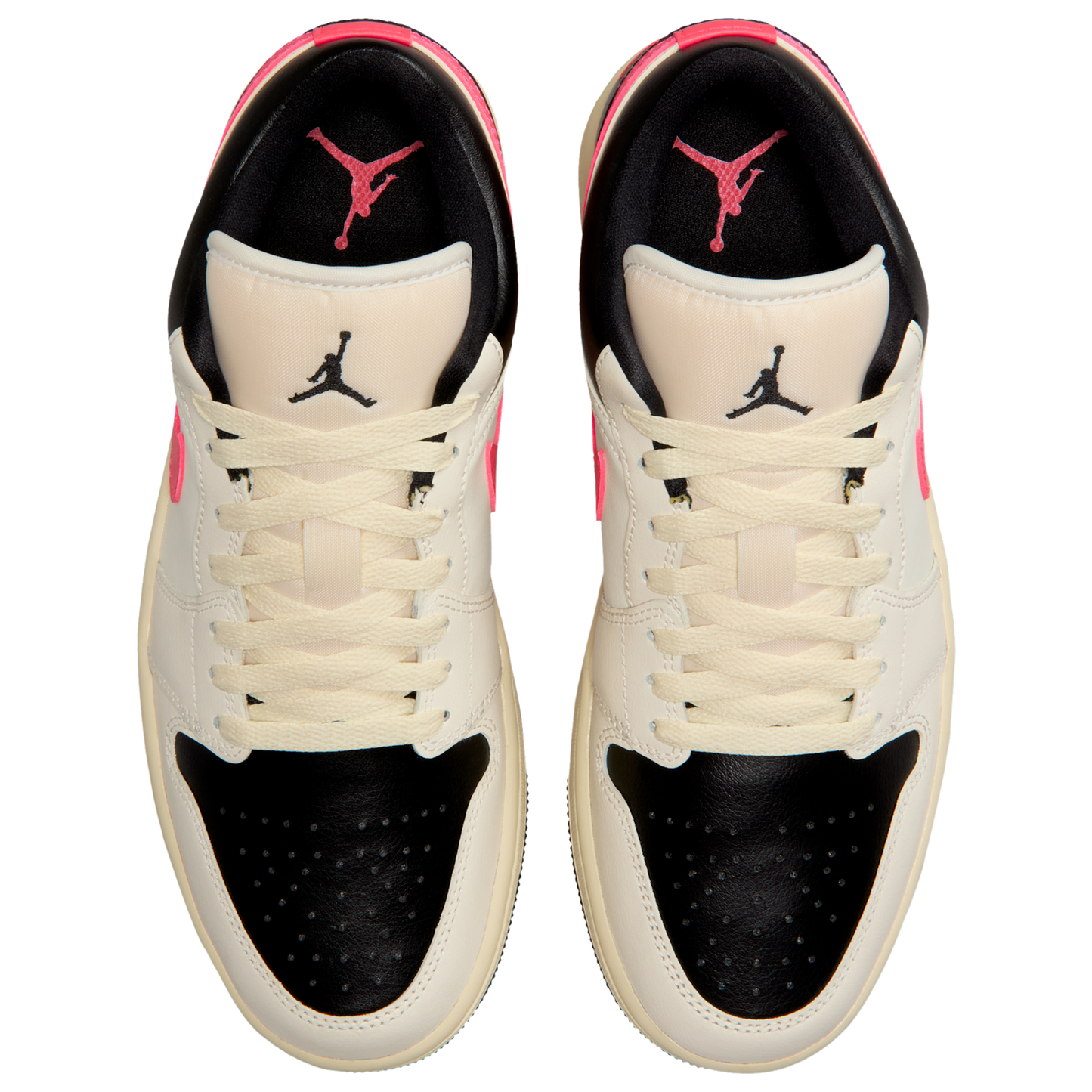Jordan AJ 1 Low - Women's - Pale Ivory/Racer Pink