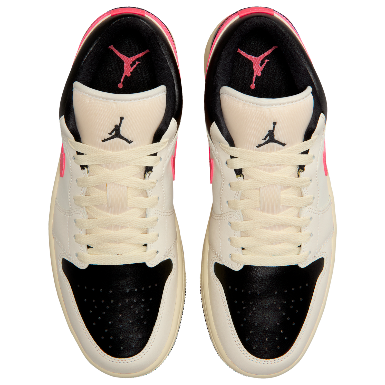 Jordan AJ 1 Low - Women's - Pale Ivory/Racer Pink