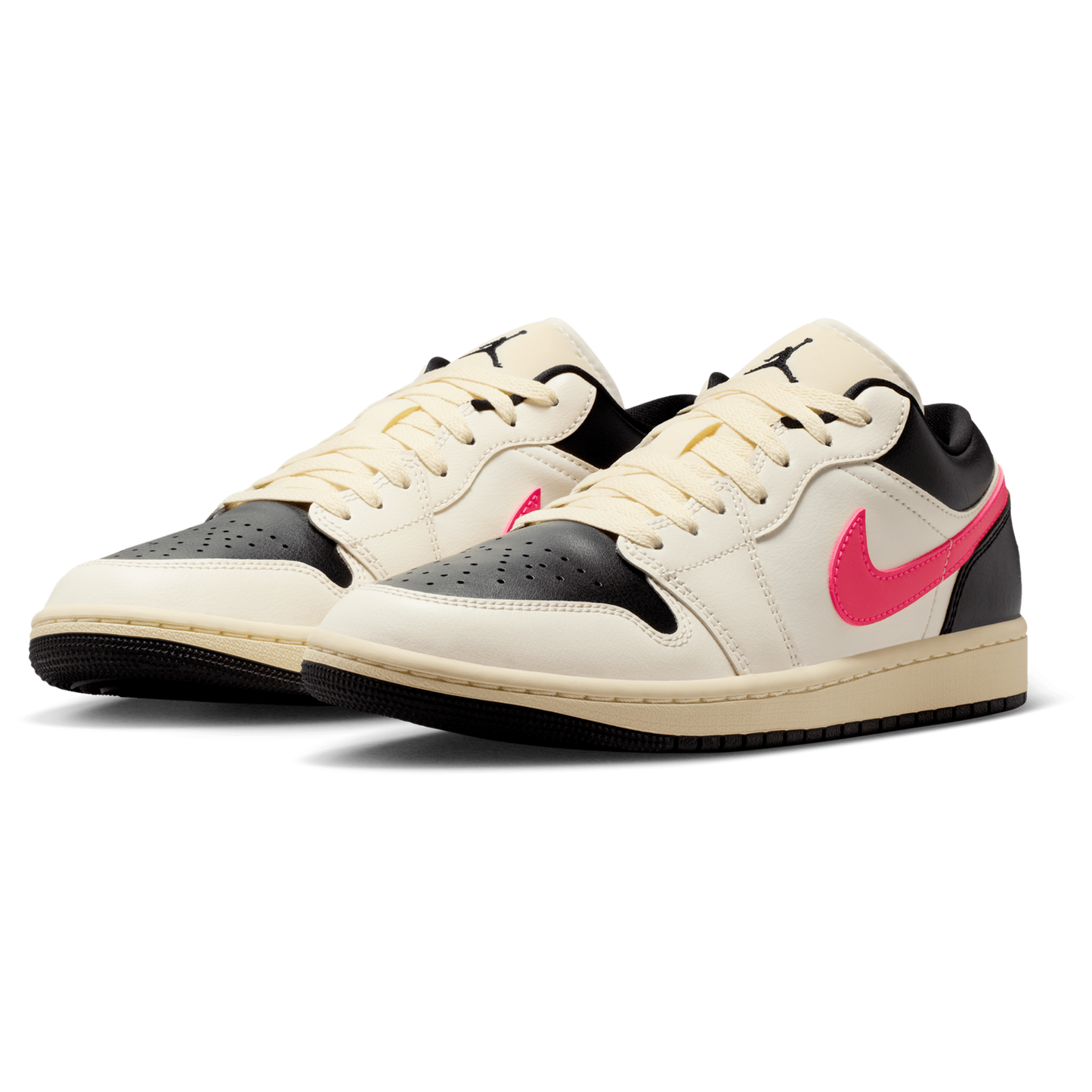 Jordan AJ 1 Low - Women's - Pale Ivory/Racer Pink