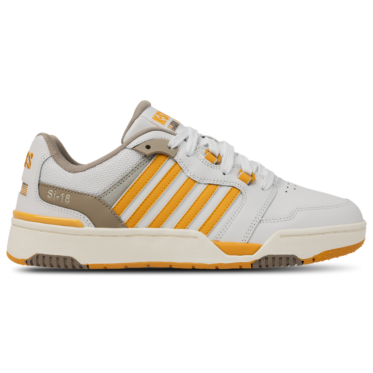 K-Swiss SI-18 Rival - Men's - Taupe/White/Jurrasic Gold