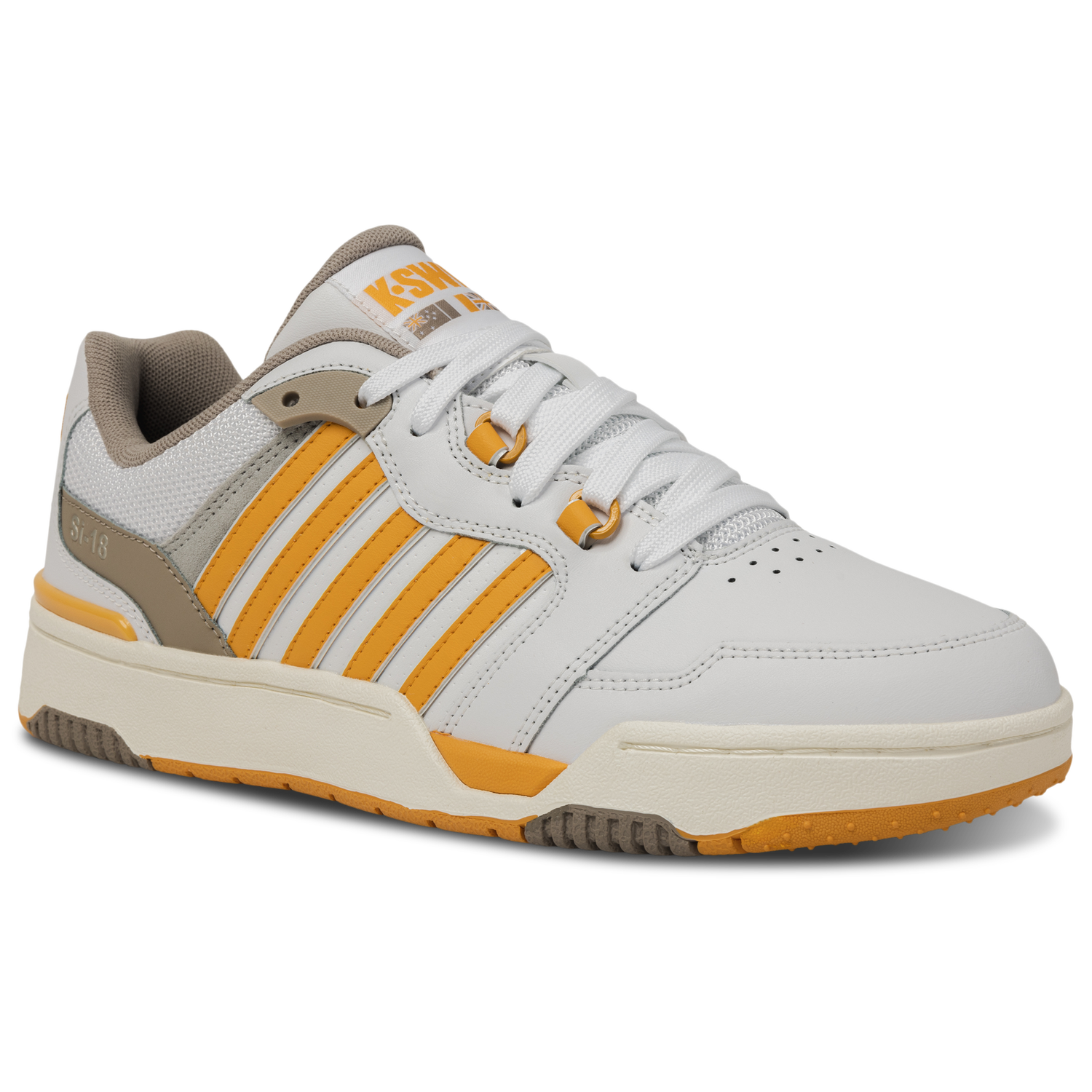 K-Swiss SI-18 Rival - Men's - Taupe/White/Jurrasic Gold