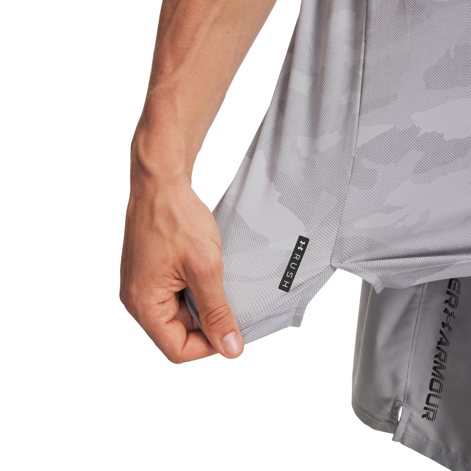 Under Armour Vanish Energy Printed SS - Men's - Gray/Gray