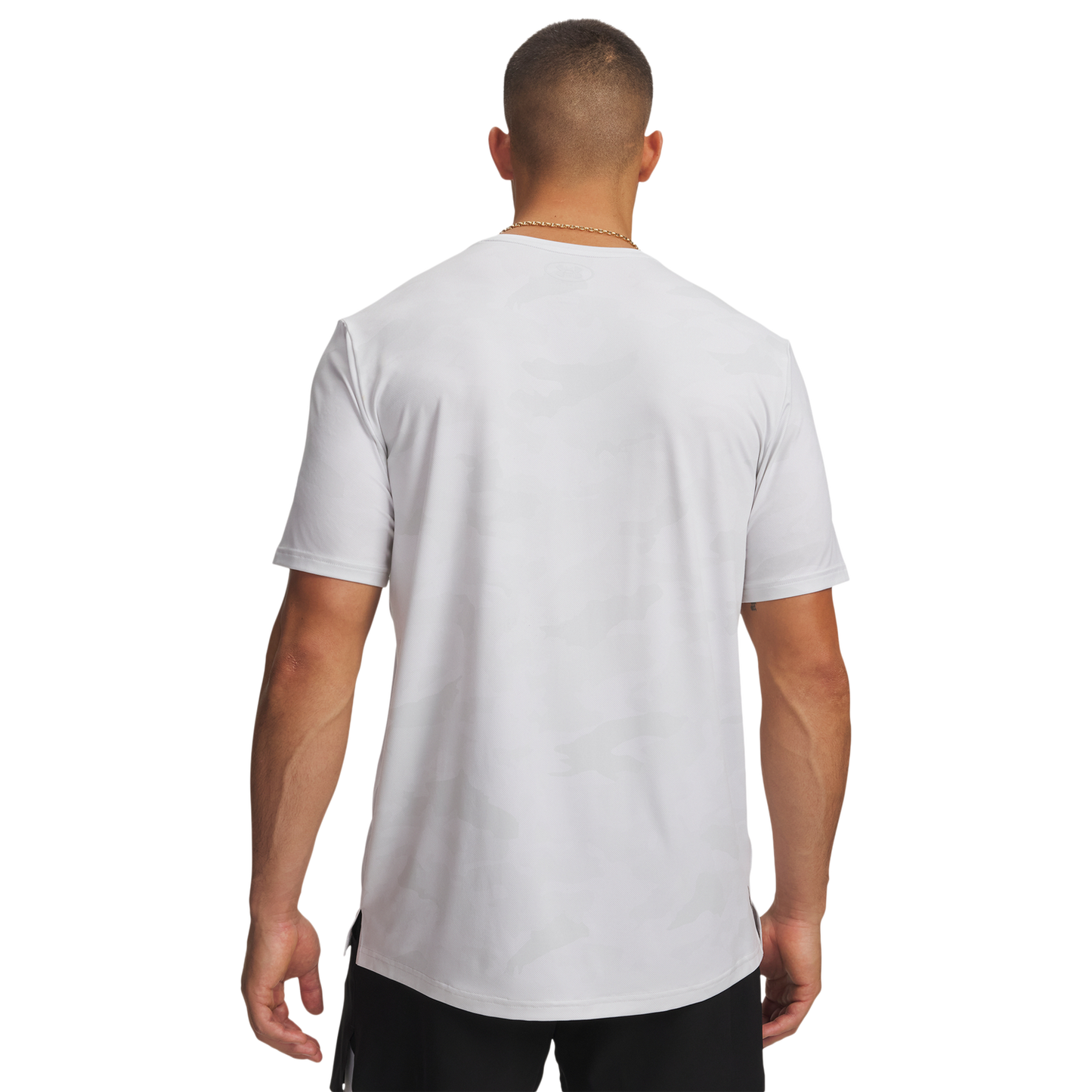 Under Armour Vanish Energy Printed SS - Men's - Gray/Gray/White