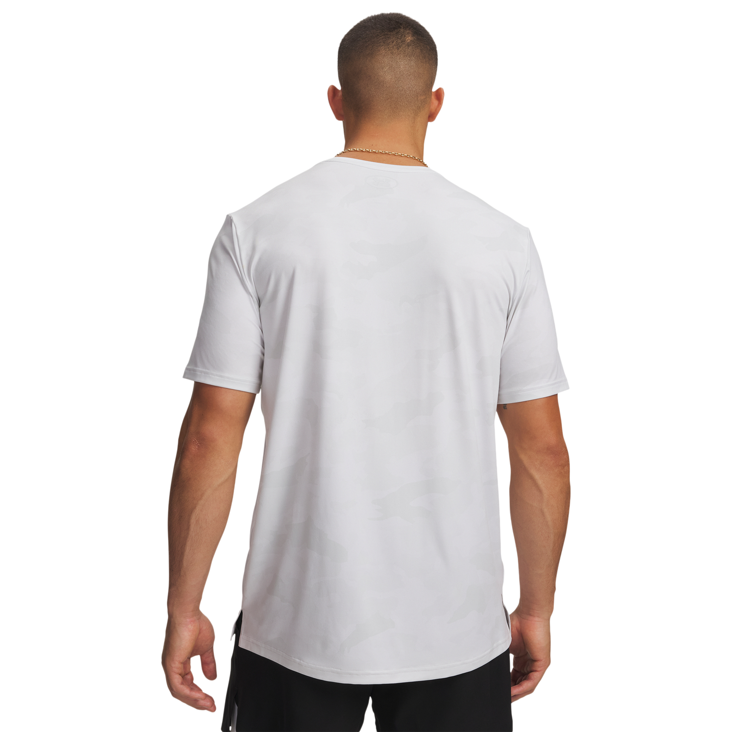 Under Armour Vanish Energy Printed SS - Men's - Gray/Gray/White