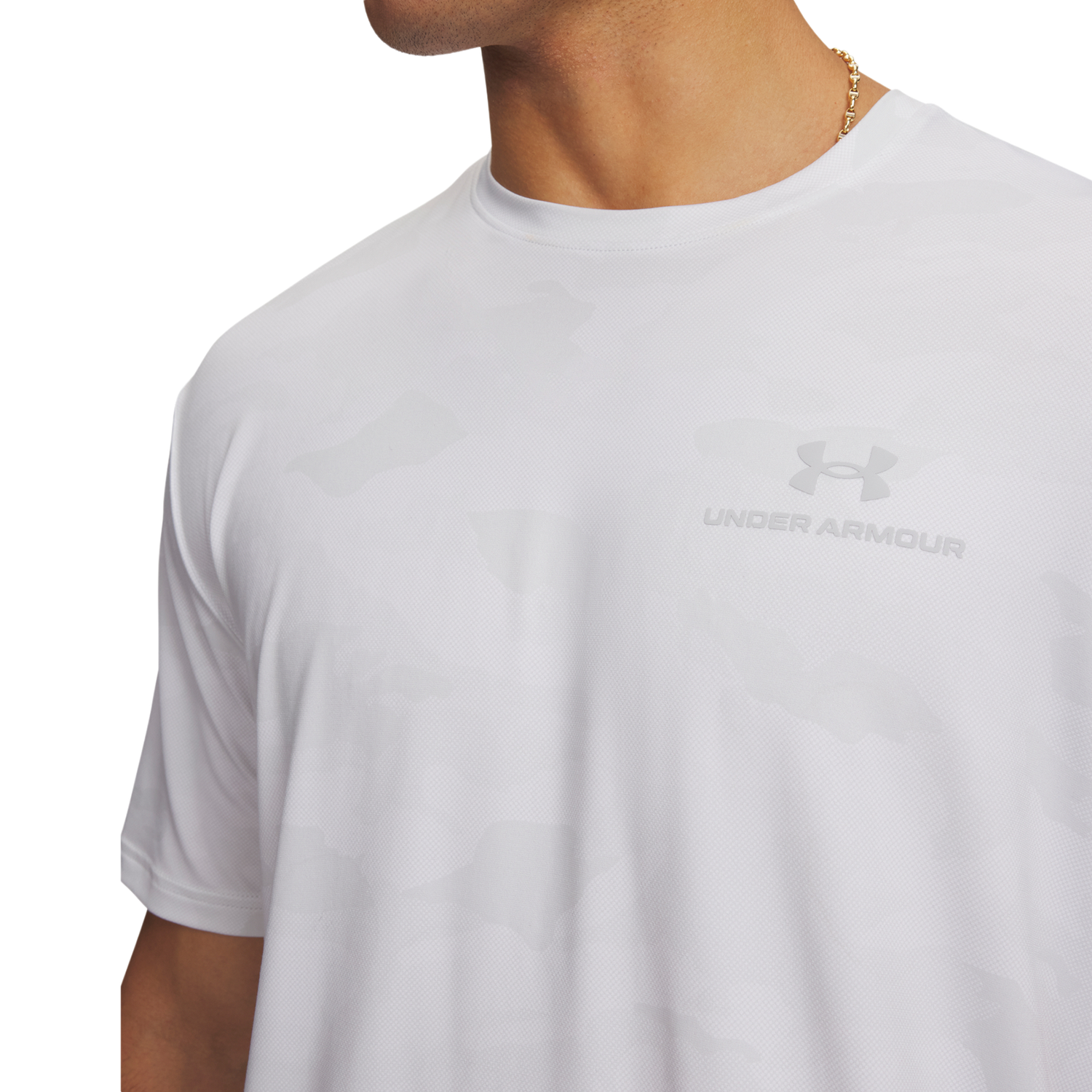Under Armour Vanish Energy Printed SS - Men's - Gray/Gray/White