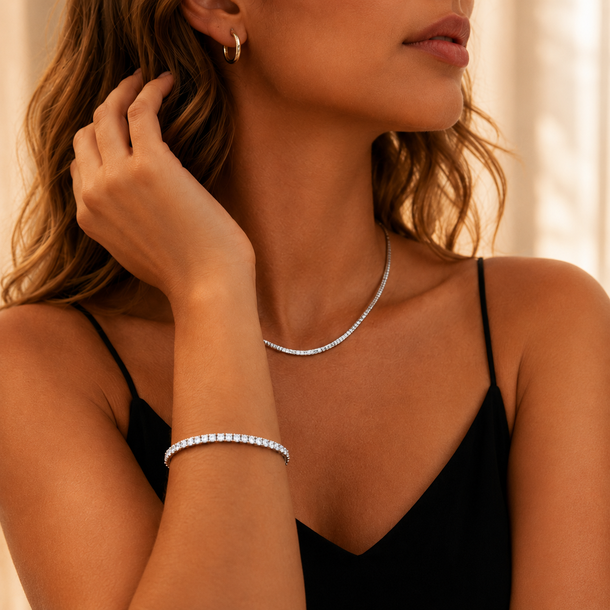 Arcana™ Silver Tennis Bracelet - foto 4