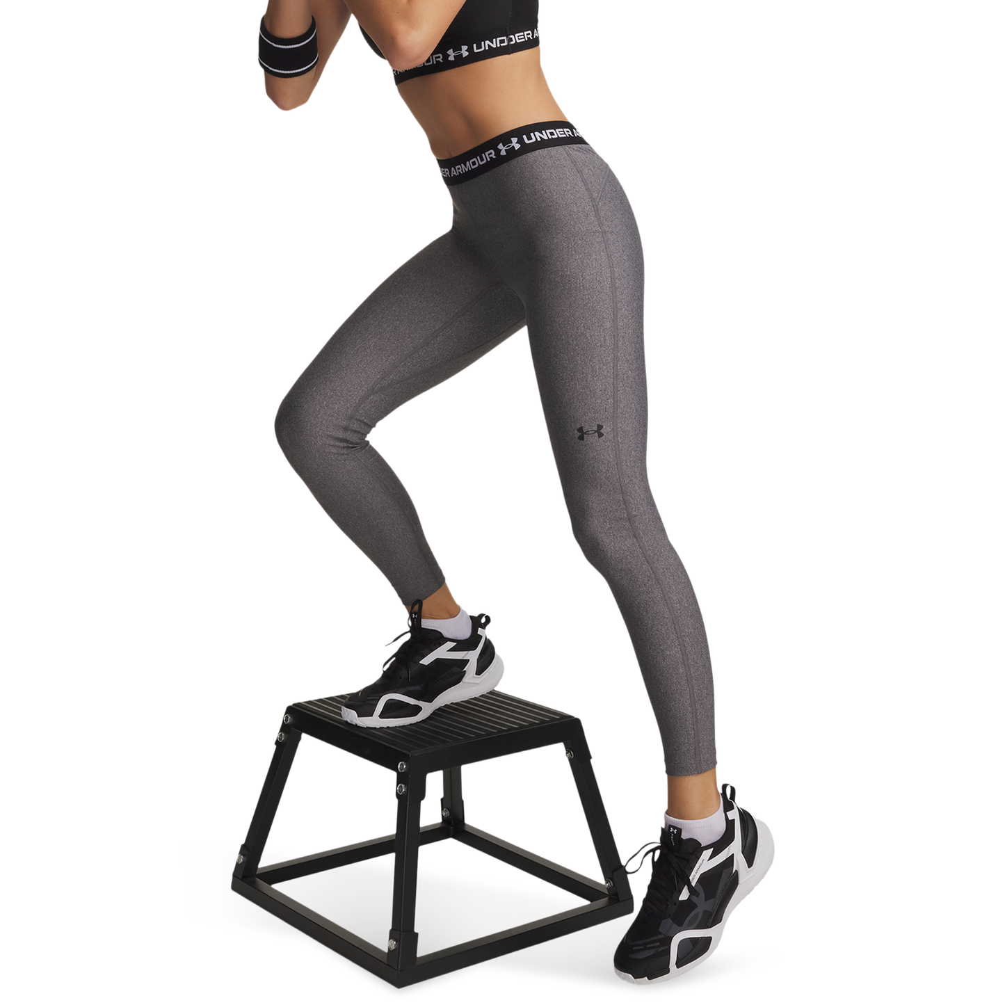Under Armour HeatGear Legging - Women's - Orange/Black