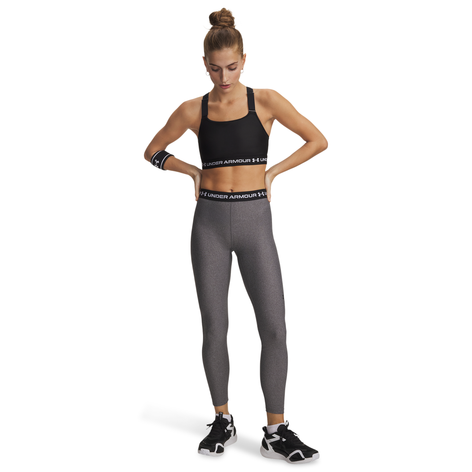 Under Armour HeatGear Legging - Women's - Orange/Black
