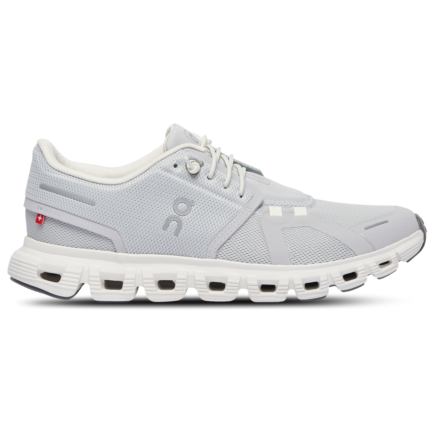 On Cloud 6 - Women's - White/Glacier Grey