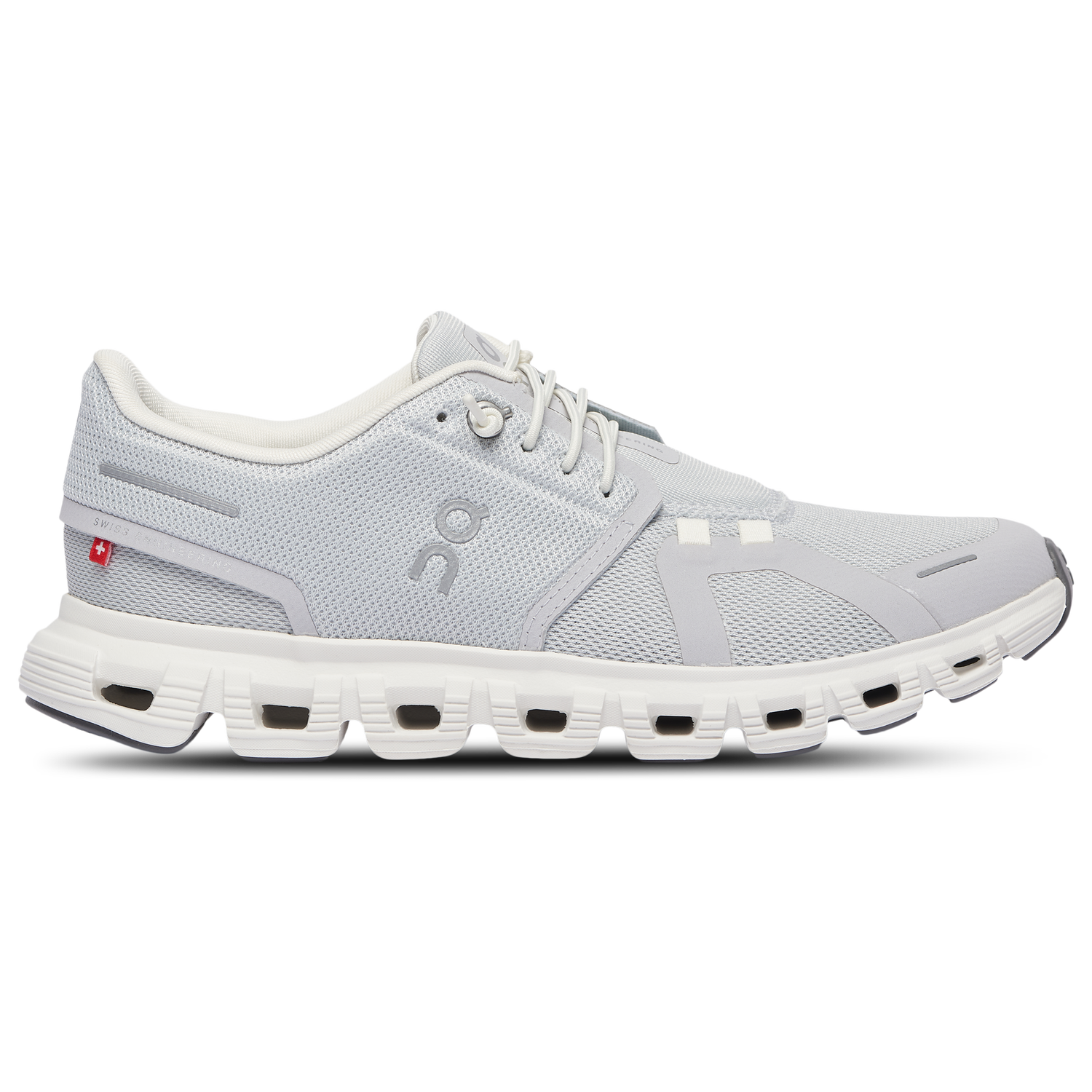 On Cloud 6 - Women's - White/Glacier Grey