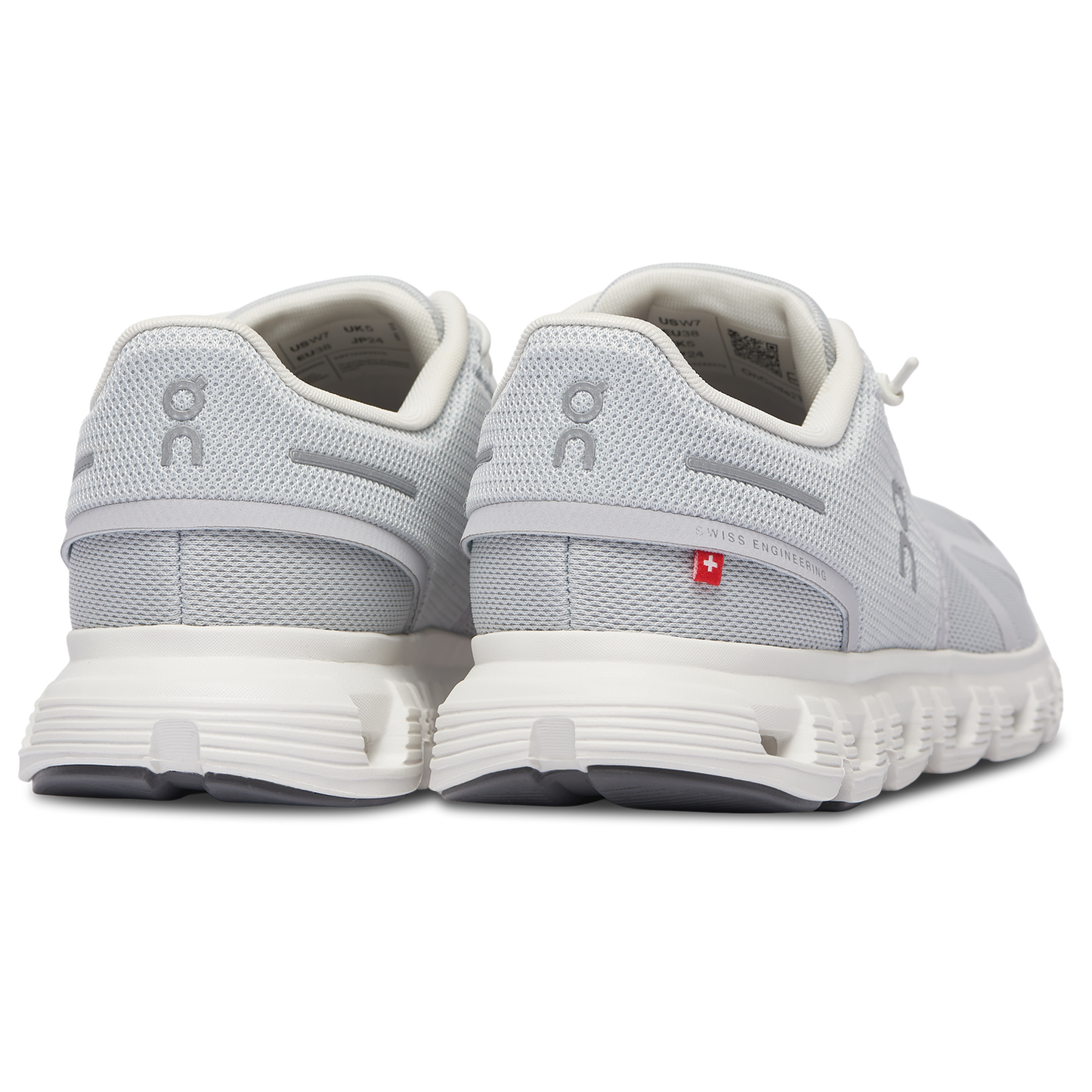 On Cloud 6 - Women's - White/Glacier Grey