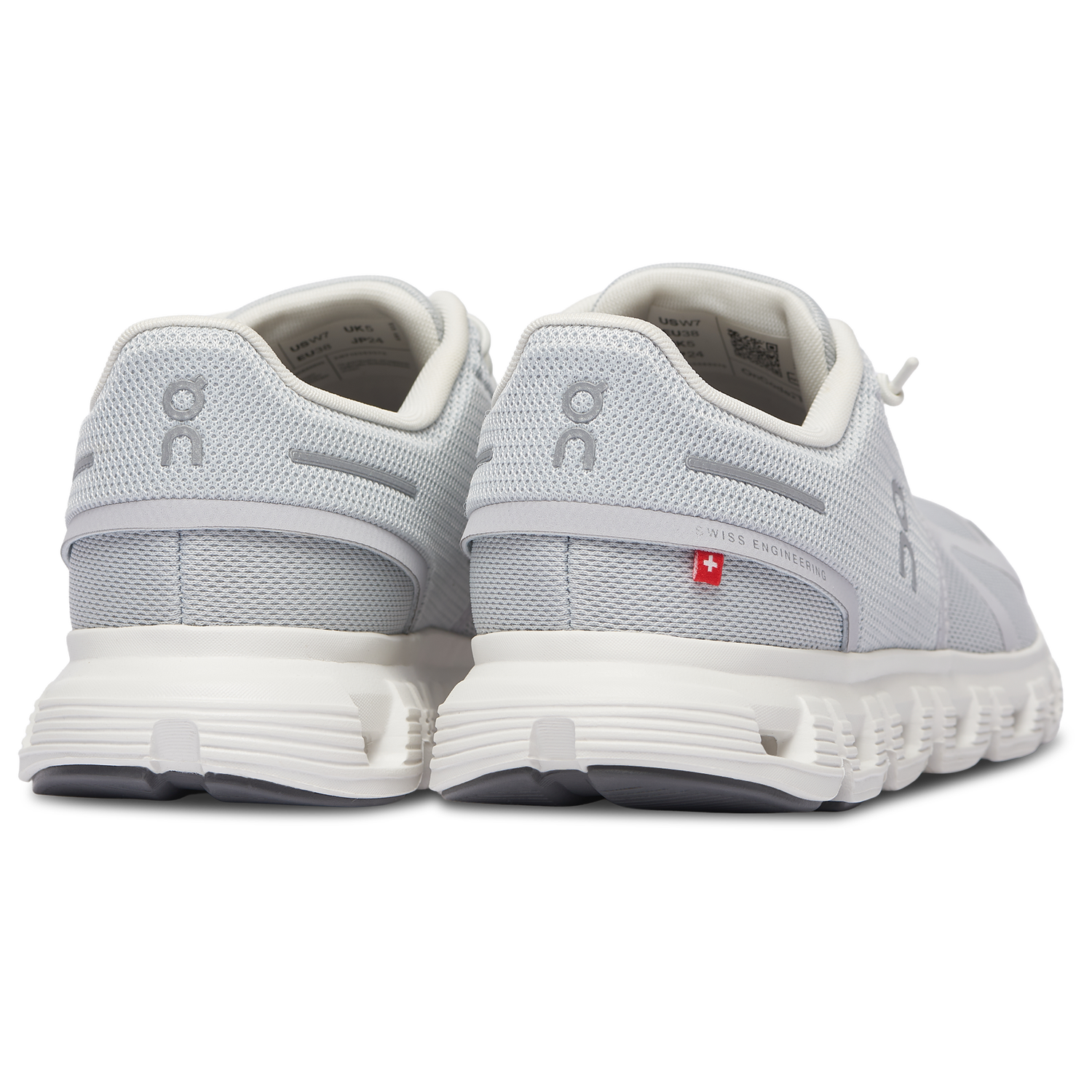 On Cloud 6 - Women's - White/Glacier Grey