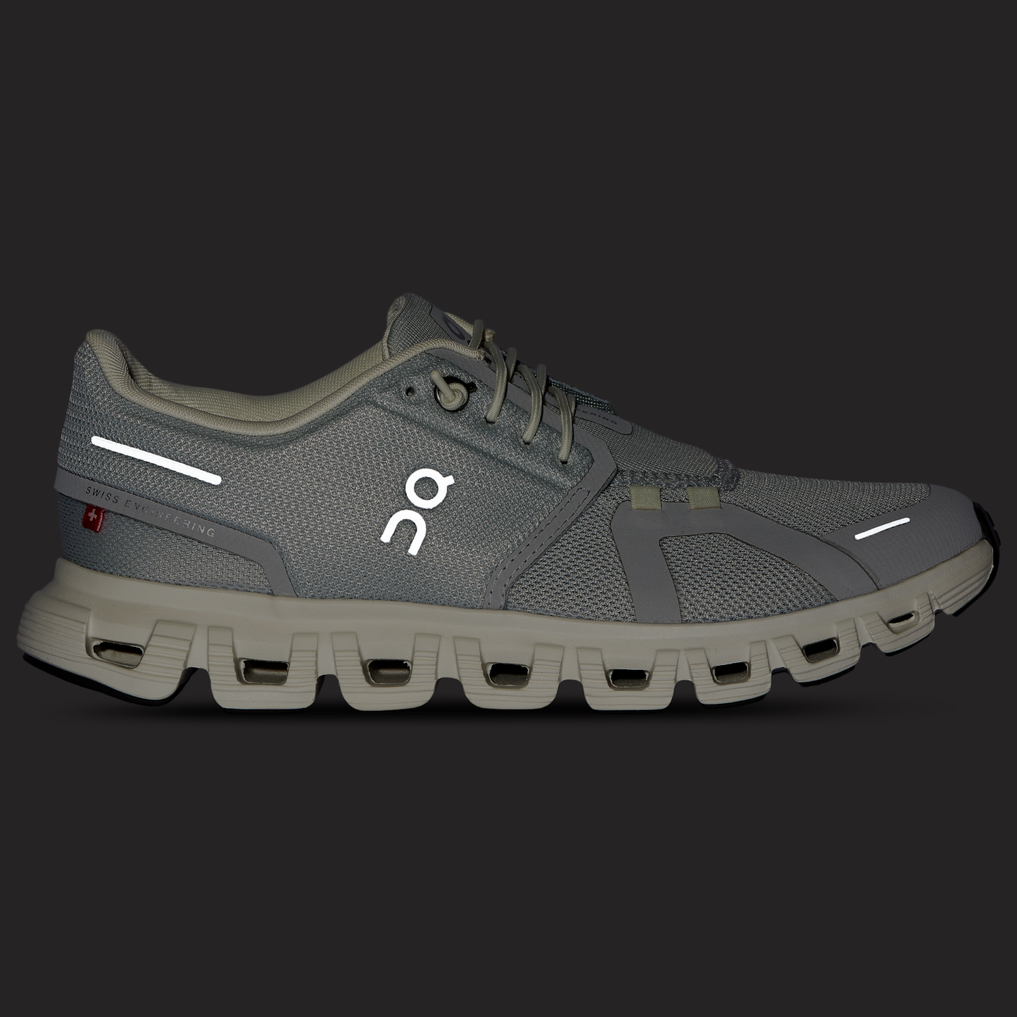 On Cloud 6 - Women's - White/Glacier Grey