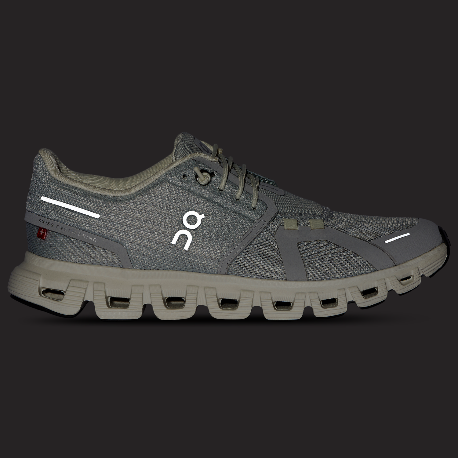 On Cloud 6 - Women's - White/Glacier Grey