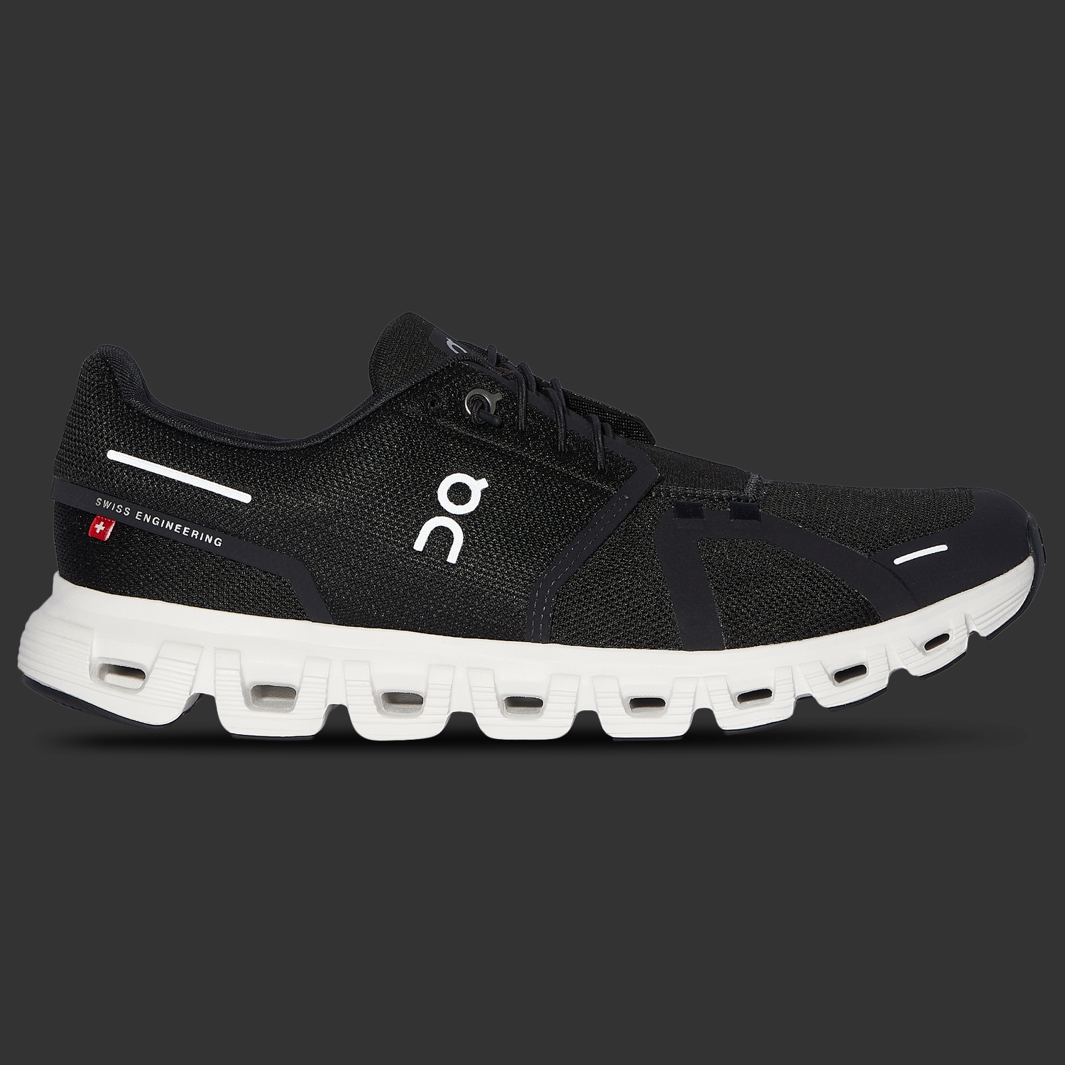 On Cloud 6 - Men's - Black/White