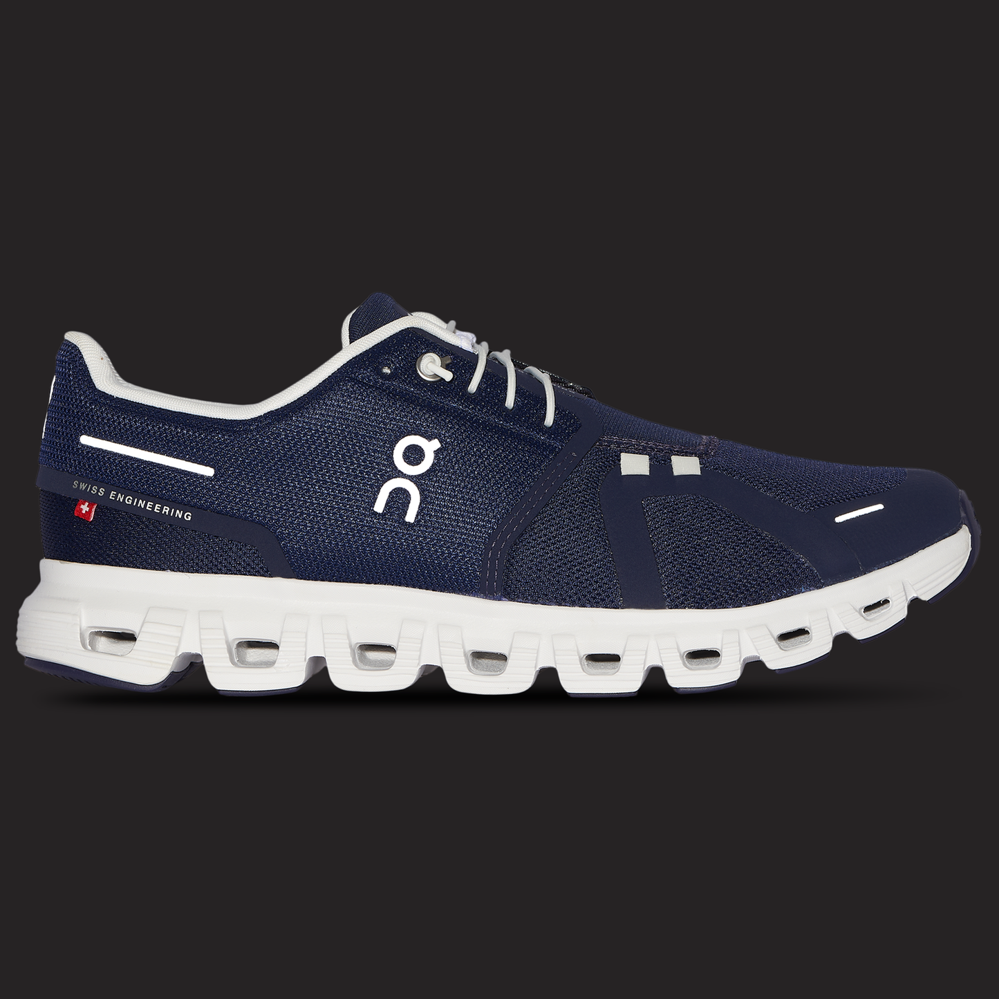 On Cloud 6 - Men's - Midnight Navy/White