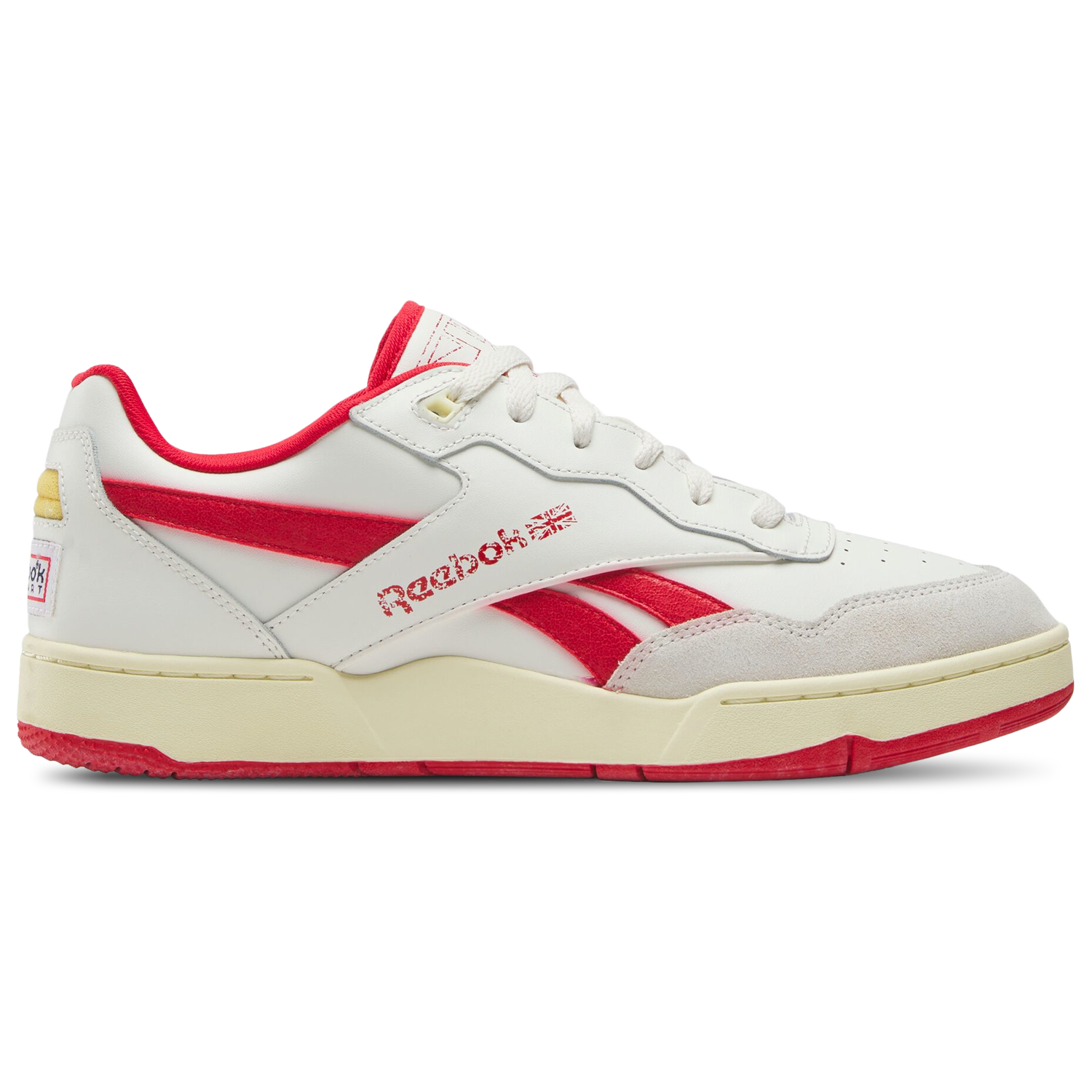 Reebok BB 4000 II - Men's - Chalk/Weathered White/Vector Red