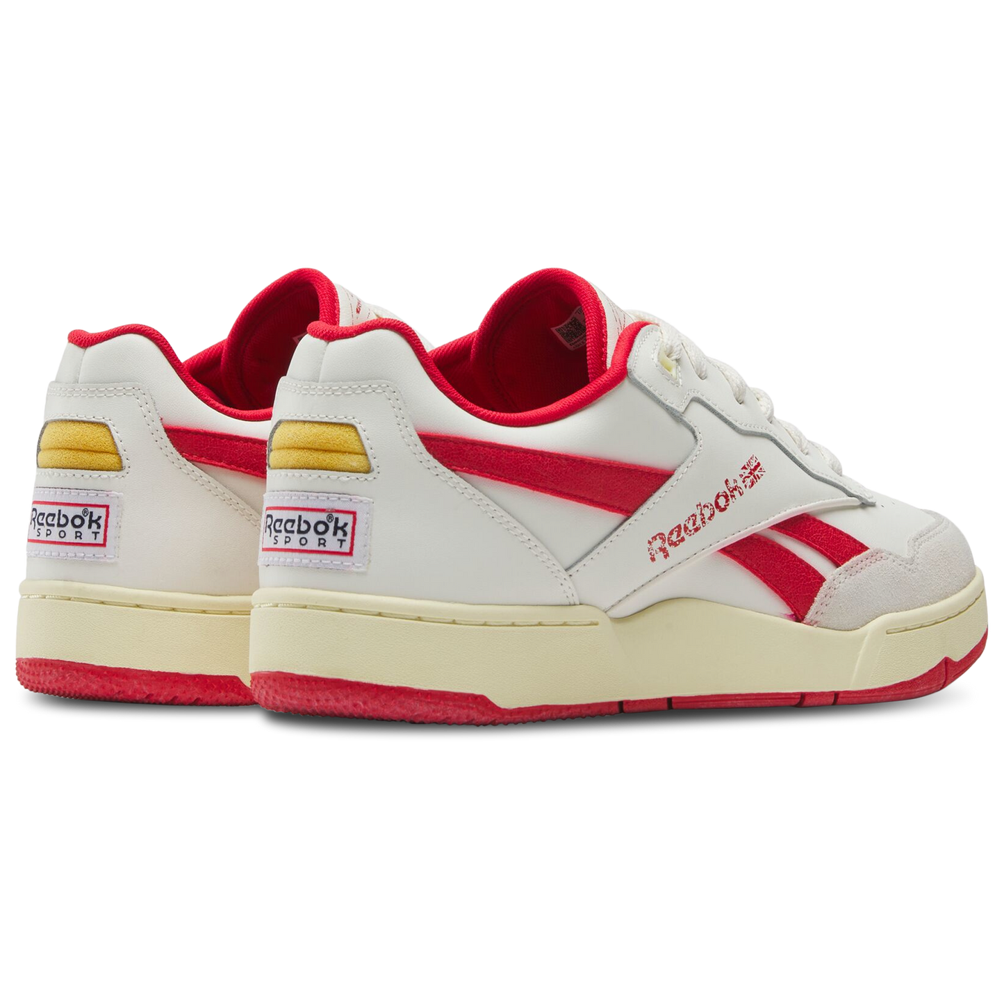 Reebok BB 4000 II - Men's - Chalk/Weathered White/Vector Red