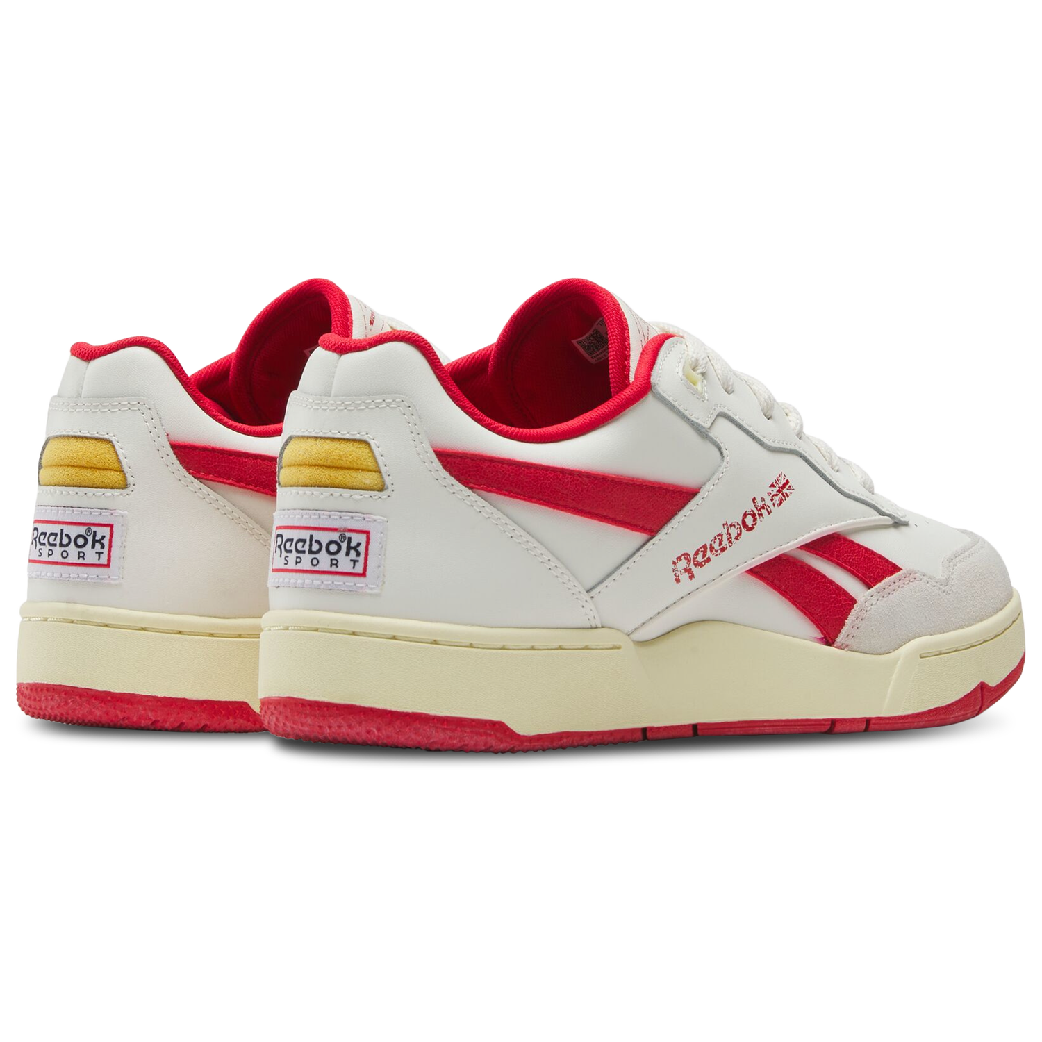 Reebok BB 4000 II - Men's - Chalk/Weathered White/Vector Red