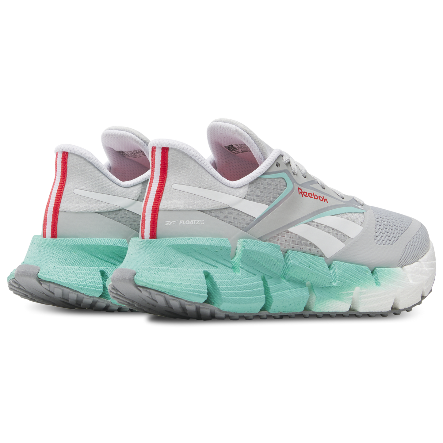 Reebok FloatZig 1 - Women's - Grey/Ai Aqua/White