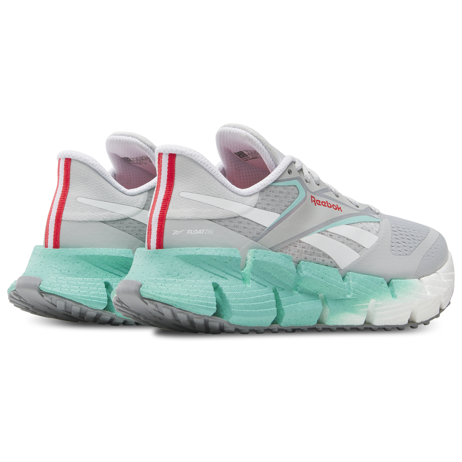 Reebok FloatZig 1 - Women's - Grey/Ai Aqua/White