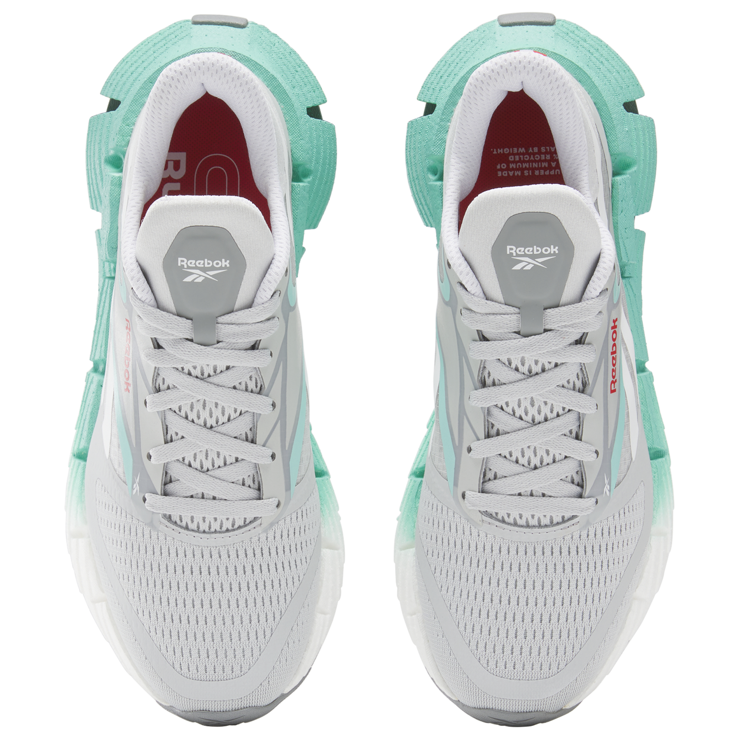 Reebok FloatZig 1 - Women's - Grey/Ai Aqua/White