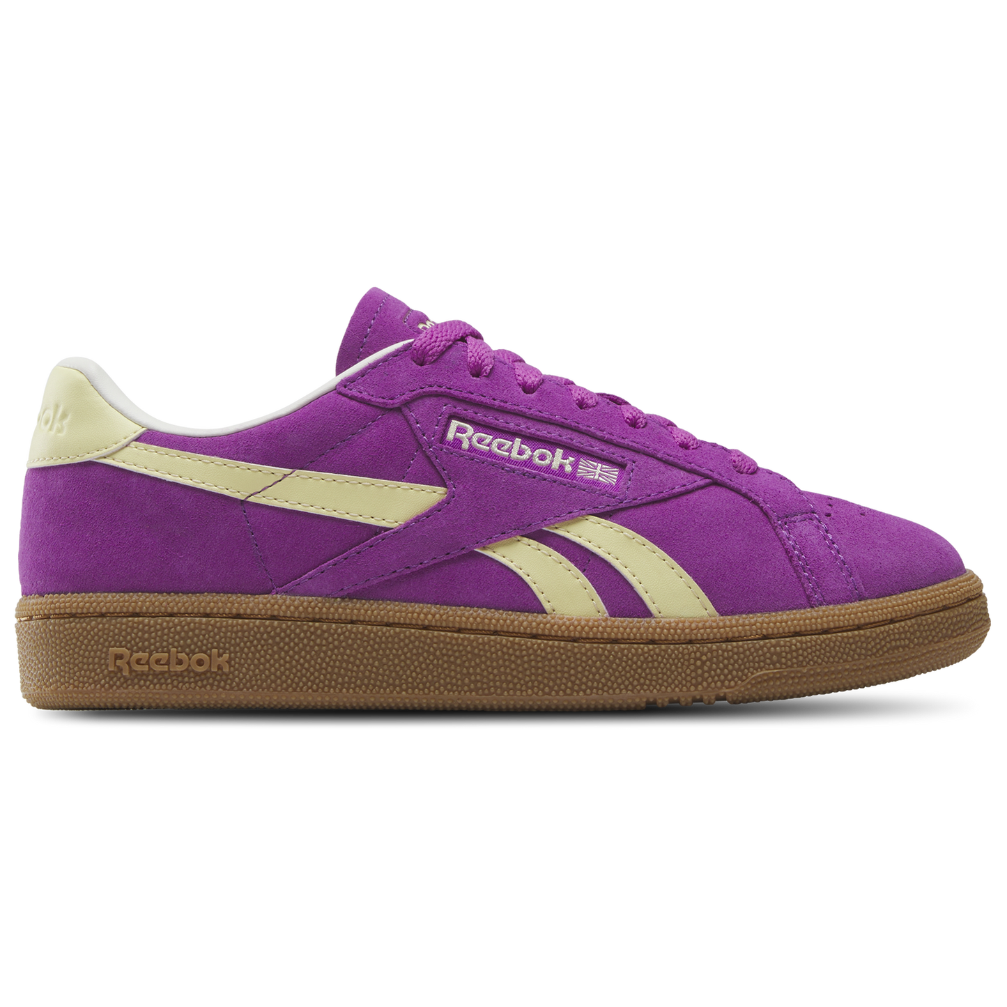 Reebok Club C Grounds UK - Women's - Purple Rave/Chalk/Bleached Yellow