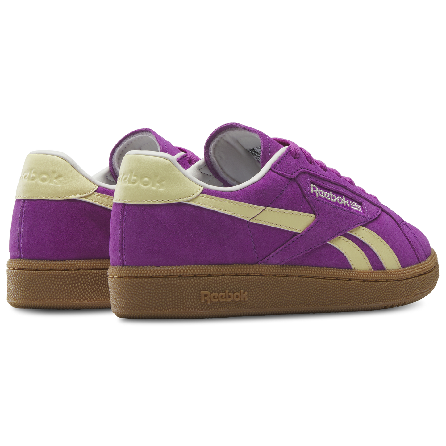 Reebok Club C Grounds UK - Women's - Purple Rave/Chalk/Bleached Yellow