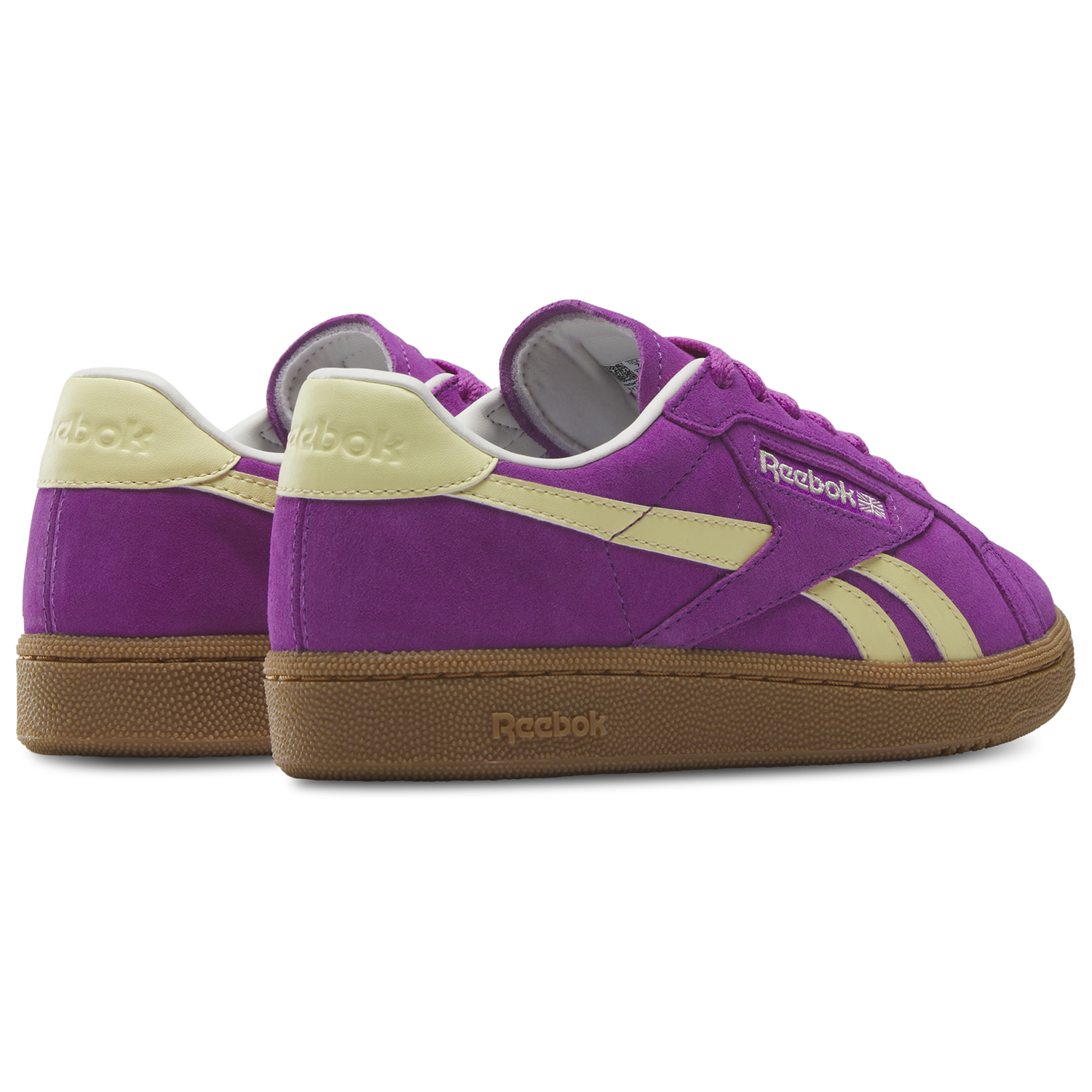 Reebok Club C Grounds UK - Women's - Purple Rave/Chalk/Bleached Yellow
