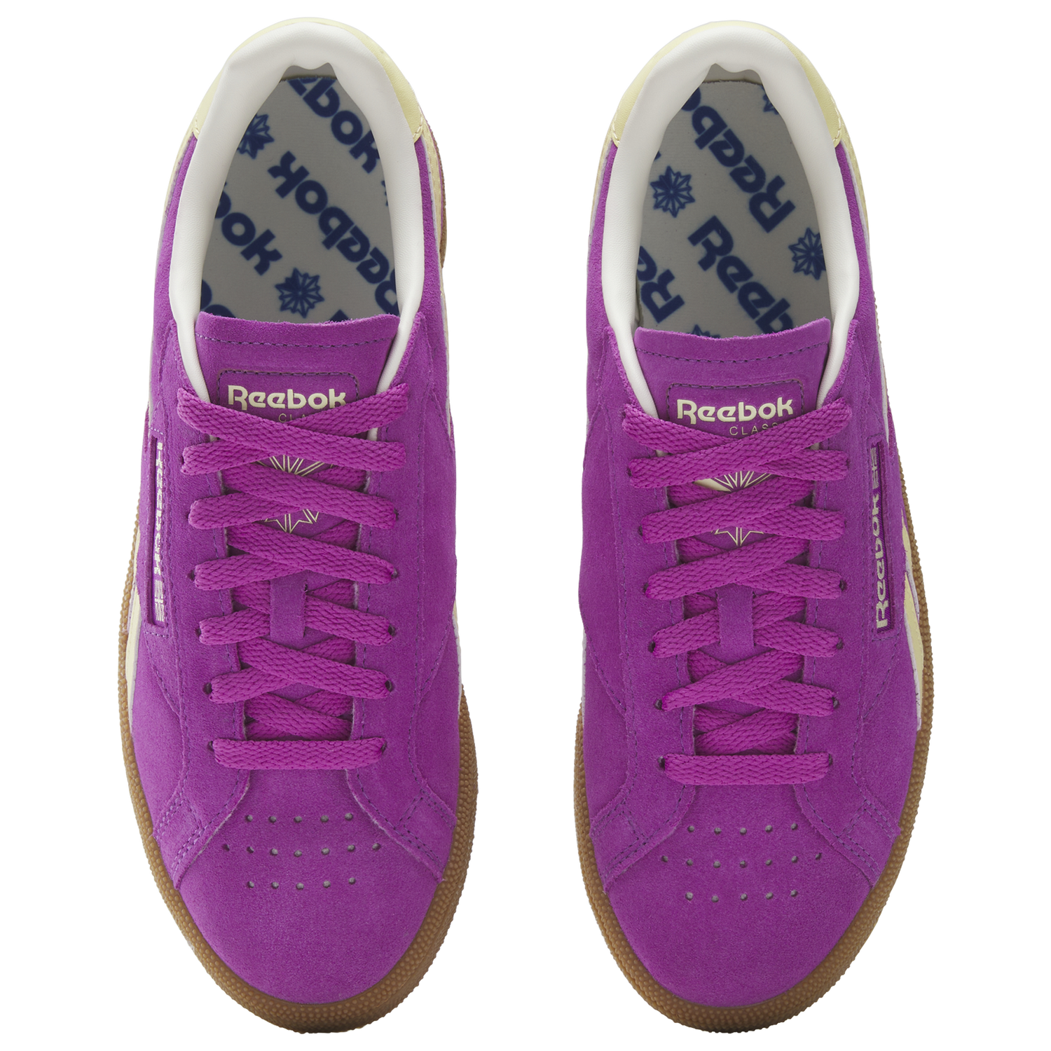 Reebok Club C Grounds UK - Women's - Purple Rave/Chalk/Bleached Yellow