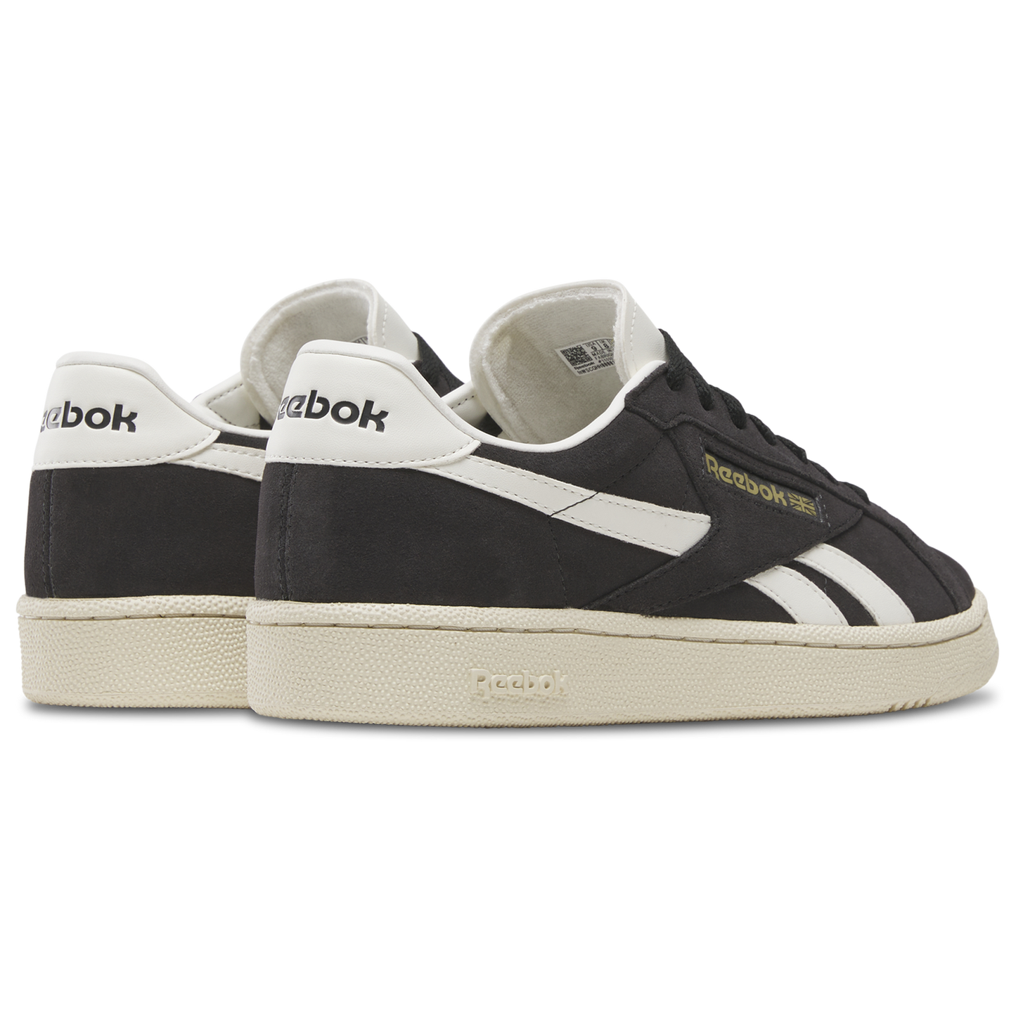 Reebok Club C Grounds Uk - Men's - Paper White/Washed Black/Chalk