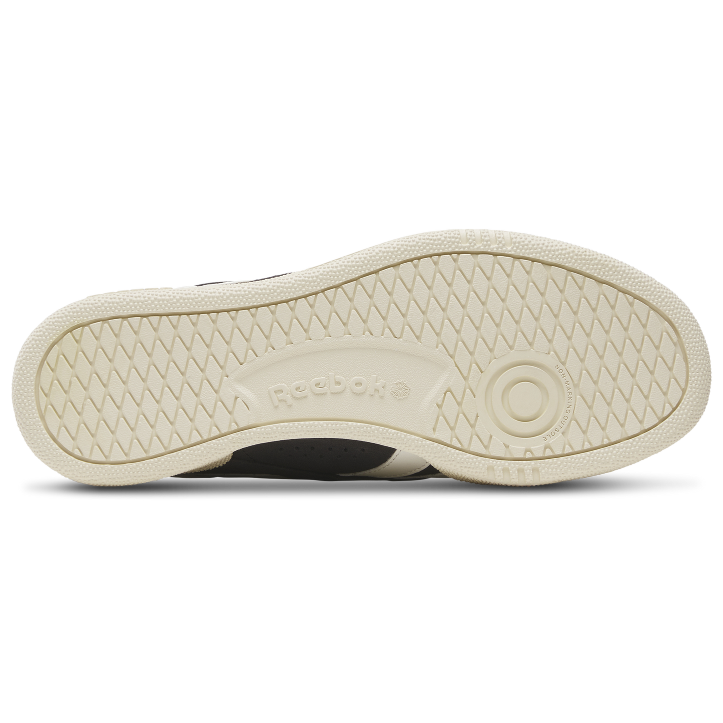 Reebok Club C Grounds Uk - Men's - Paper White/Washed Black/Chalk