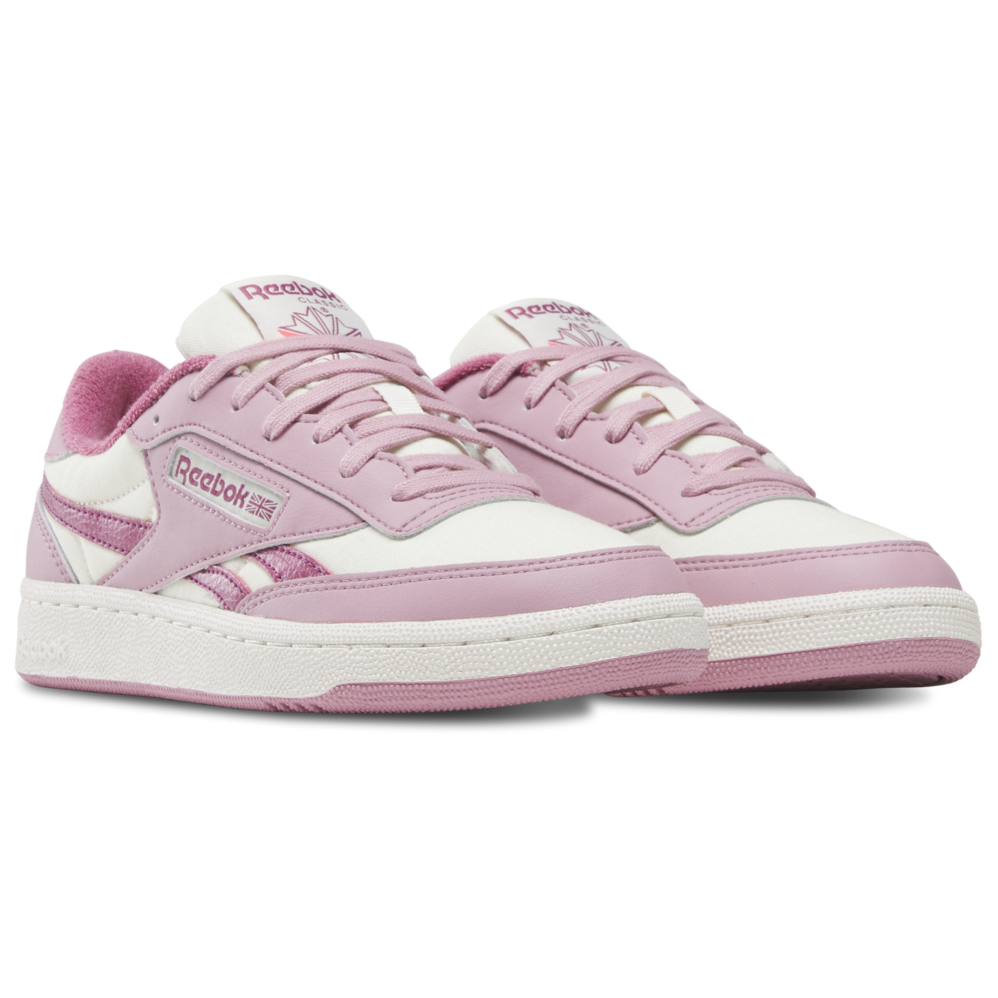 Reebok Club C Revenge II - Women's - Chalk/Dusty Rose/Studio Pink
