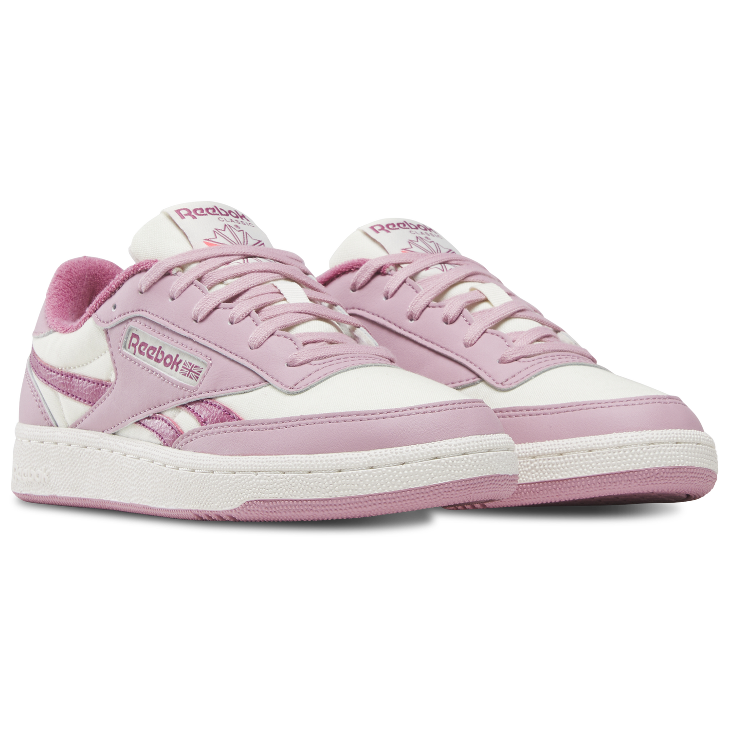 Reebok Club C Revenge II - Women's - Chalk/Dusty Rose/Studio Pink
