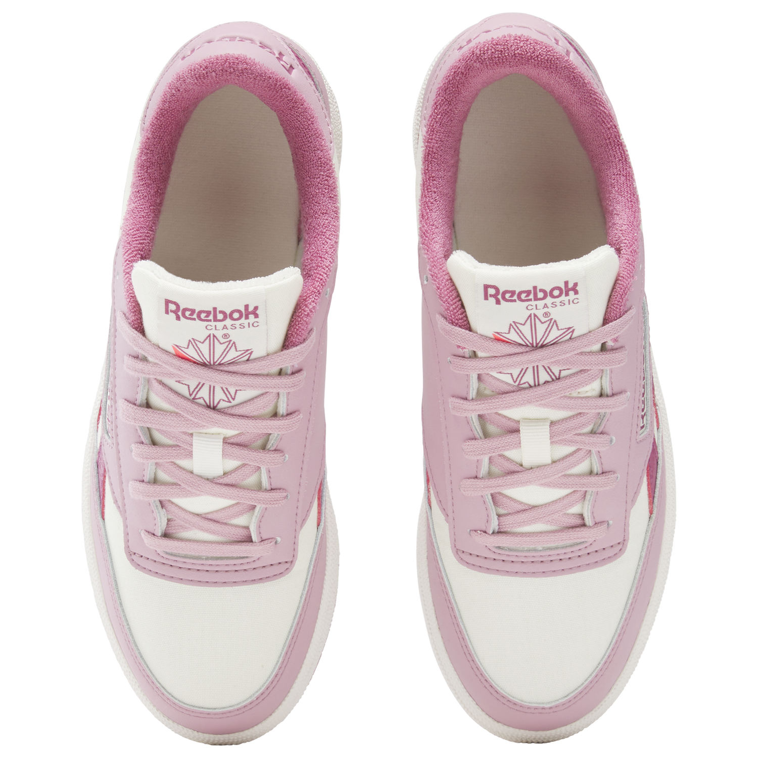 Reebok Club C Revenge II - Women's - Chalk/Dusty Rose/Studio Pink