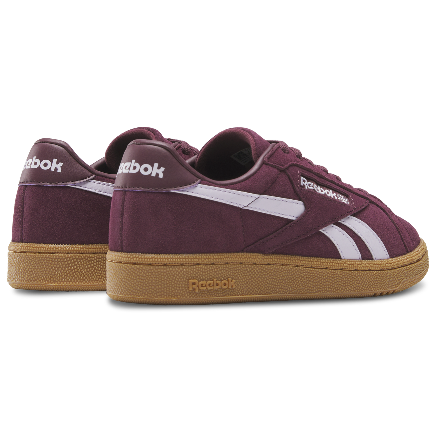Reebok Club C Grounds UK - Women's - Black Cherry/Black Cherry/Digital Gleam