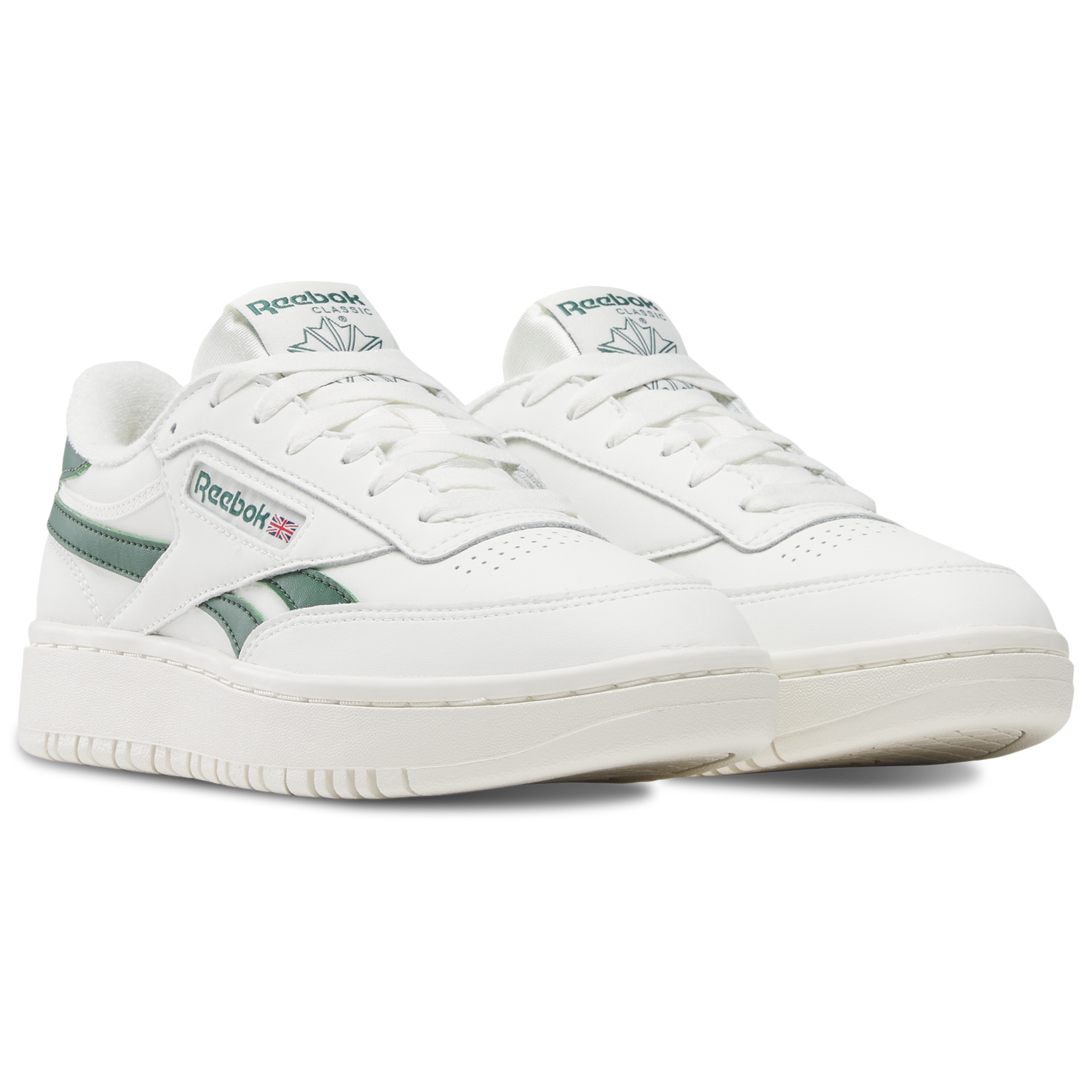 Reebok Club C Double Revenge - Women's - Dark Green/Chalk/Chalk
