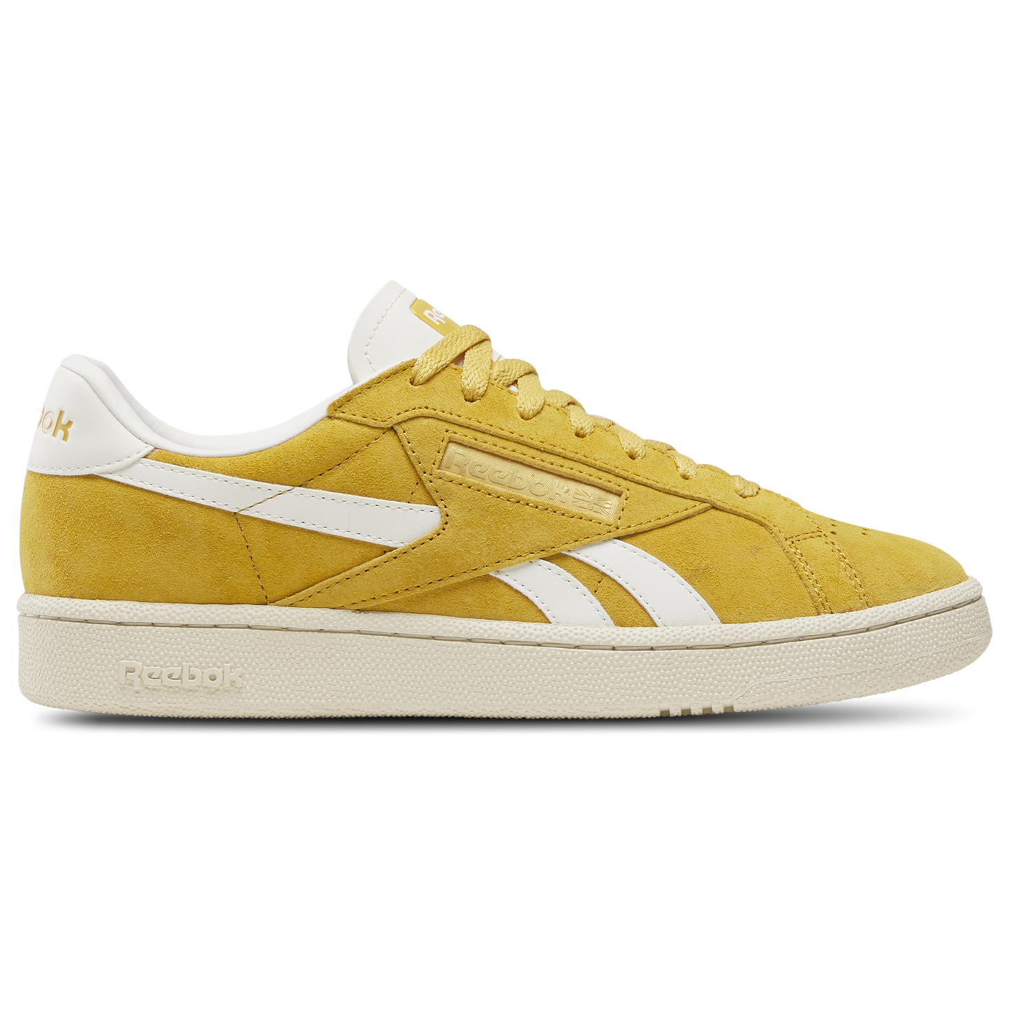 Reebok Club C Grounds Uk - Men's - Paper White/Grit Gold/Chalk