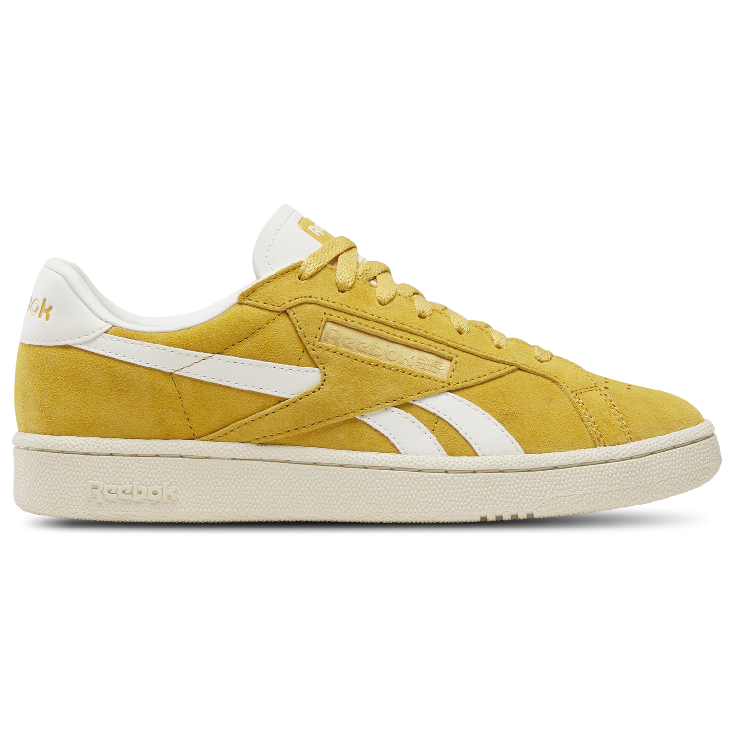 Reebok Club C Grounds Uk - Men's - Paper White/Grit Gold/Chalk