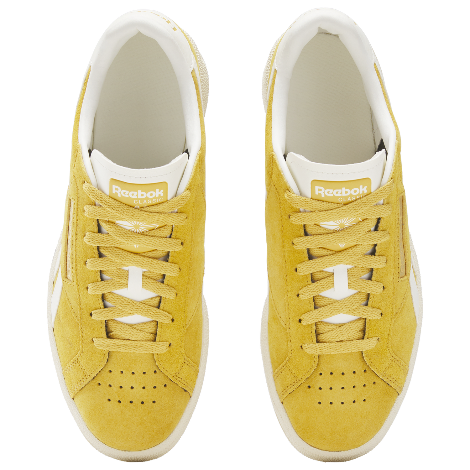 Reebok Club C Grounds Uk - Men's - Paper White/Grit Gold/Chalk