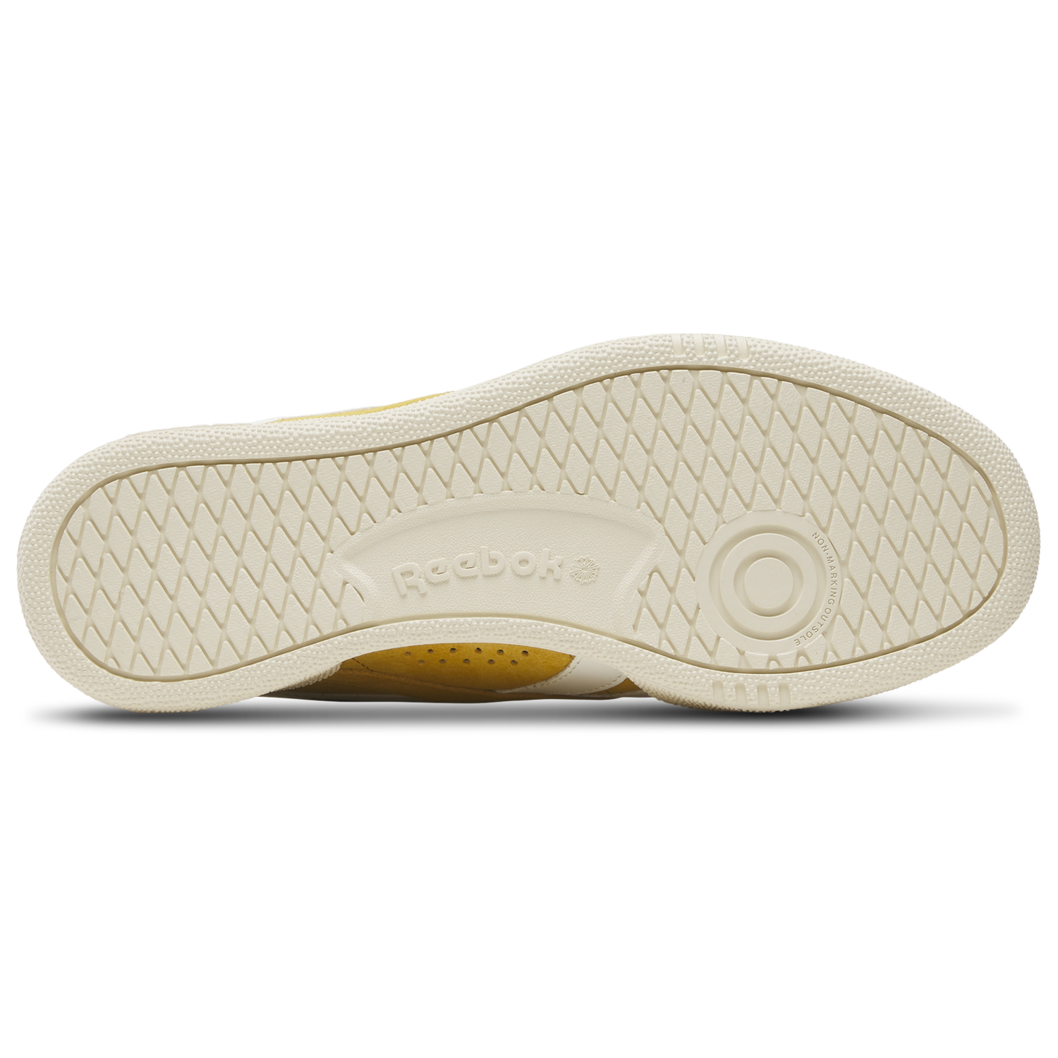Reebok Club C Grounds Uk - Men's - Paper White/Grit Gold/Chalk