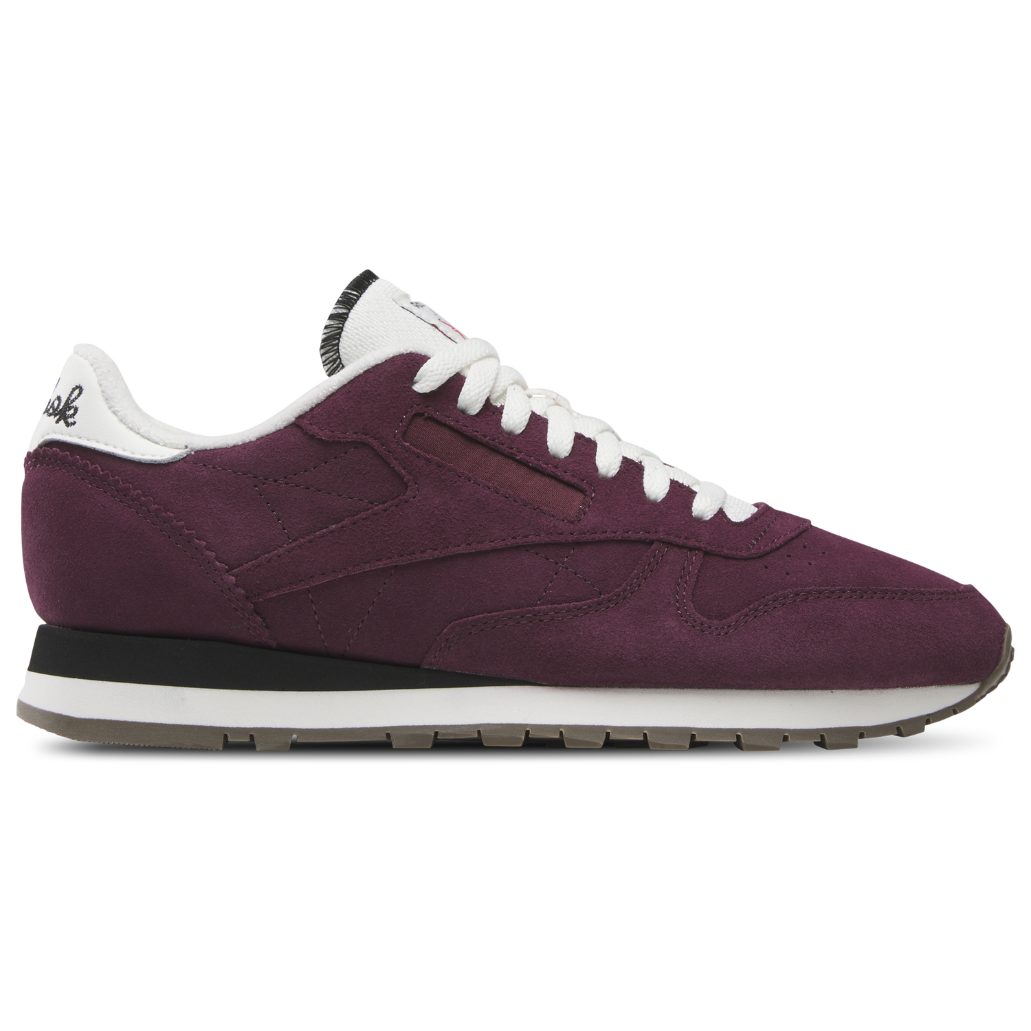 Reebok Classic Leather - Men's - Black/Black Cherry/Chalk